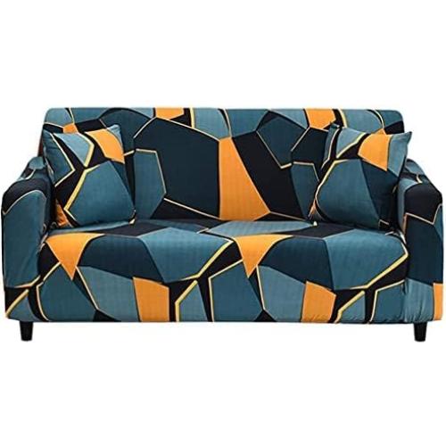 Funda de Sofá Estirable MIDODO 2 Plazas Patrón Geométrico