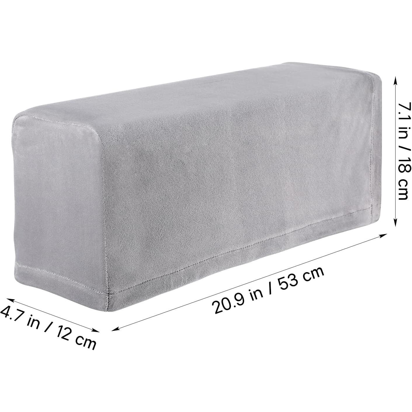 Protectores de Brazo de Sofá BESPORTBLE 2 Unidades Gris