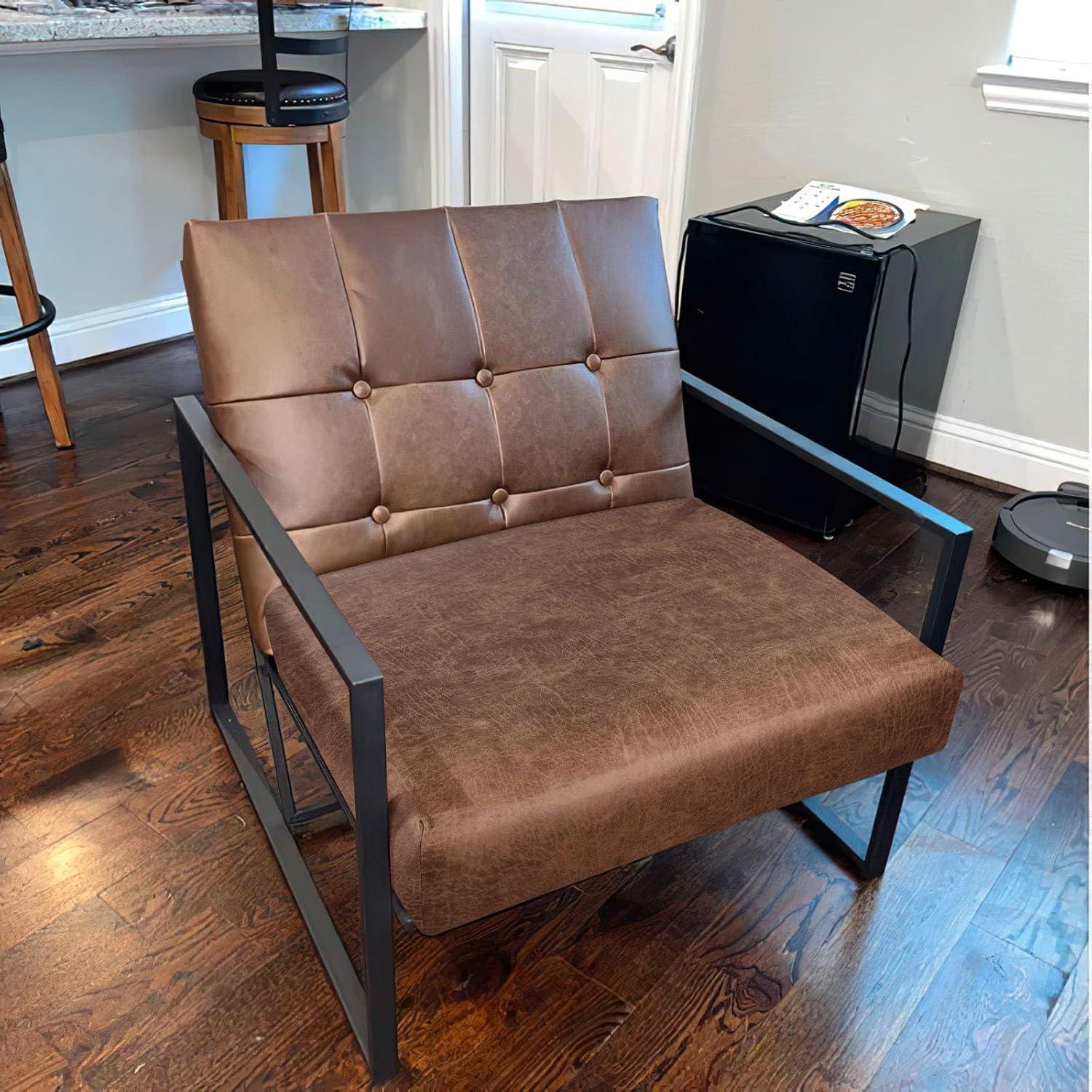 Fundas de Cojín Estirables Fuloon 2 Pcs Marrón 50-70 cm