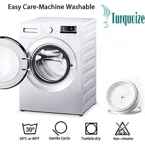 Funda de Ottoman Turquoize Grande Gris Paloma Elástica