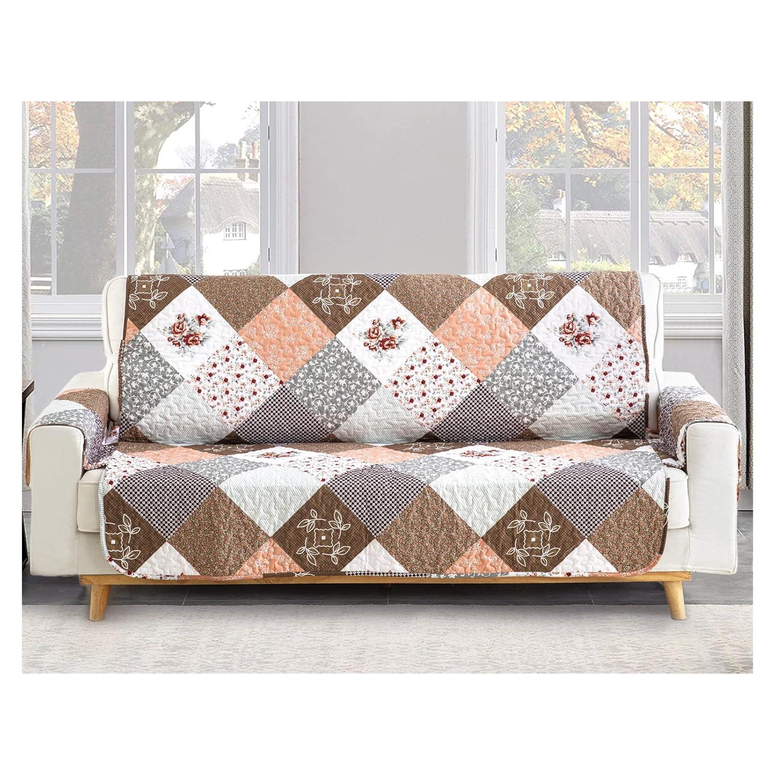 Funda de Sofá Yiran 3 Plazas Microfibra Antideslizante