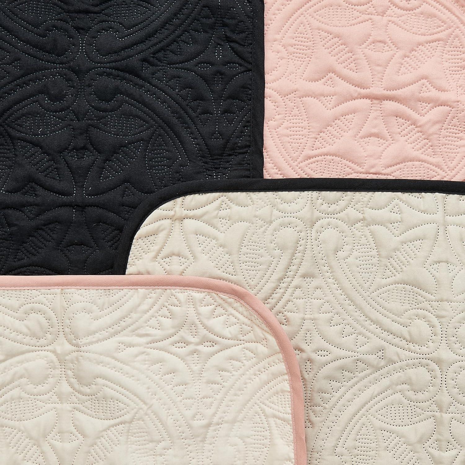 Funda Reversible para Loveseat Great Bay Home - Rosa/Taupe