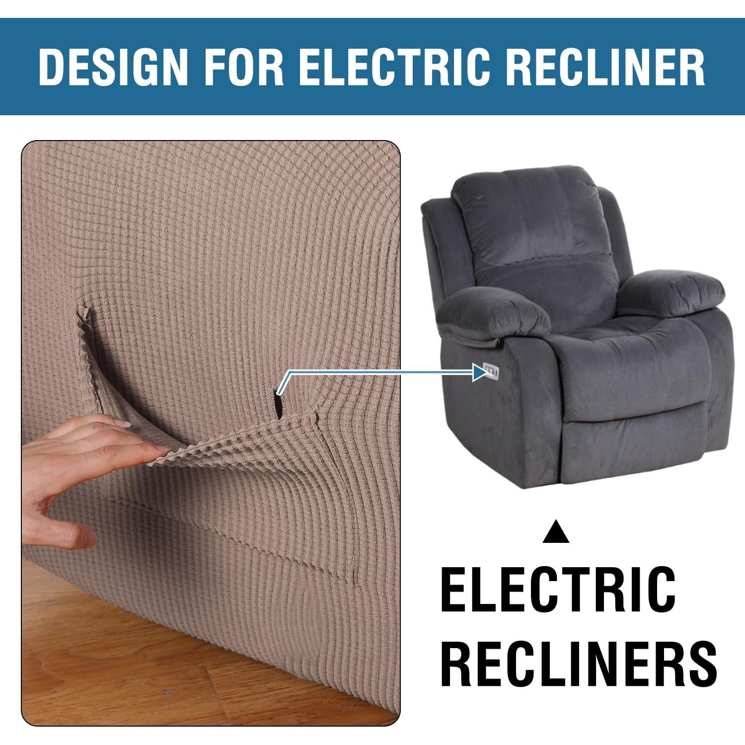 Funda de Sillón Reclinable H.VERSAILTEX Arena Antideslizante