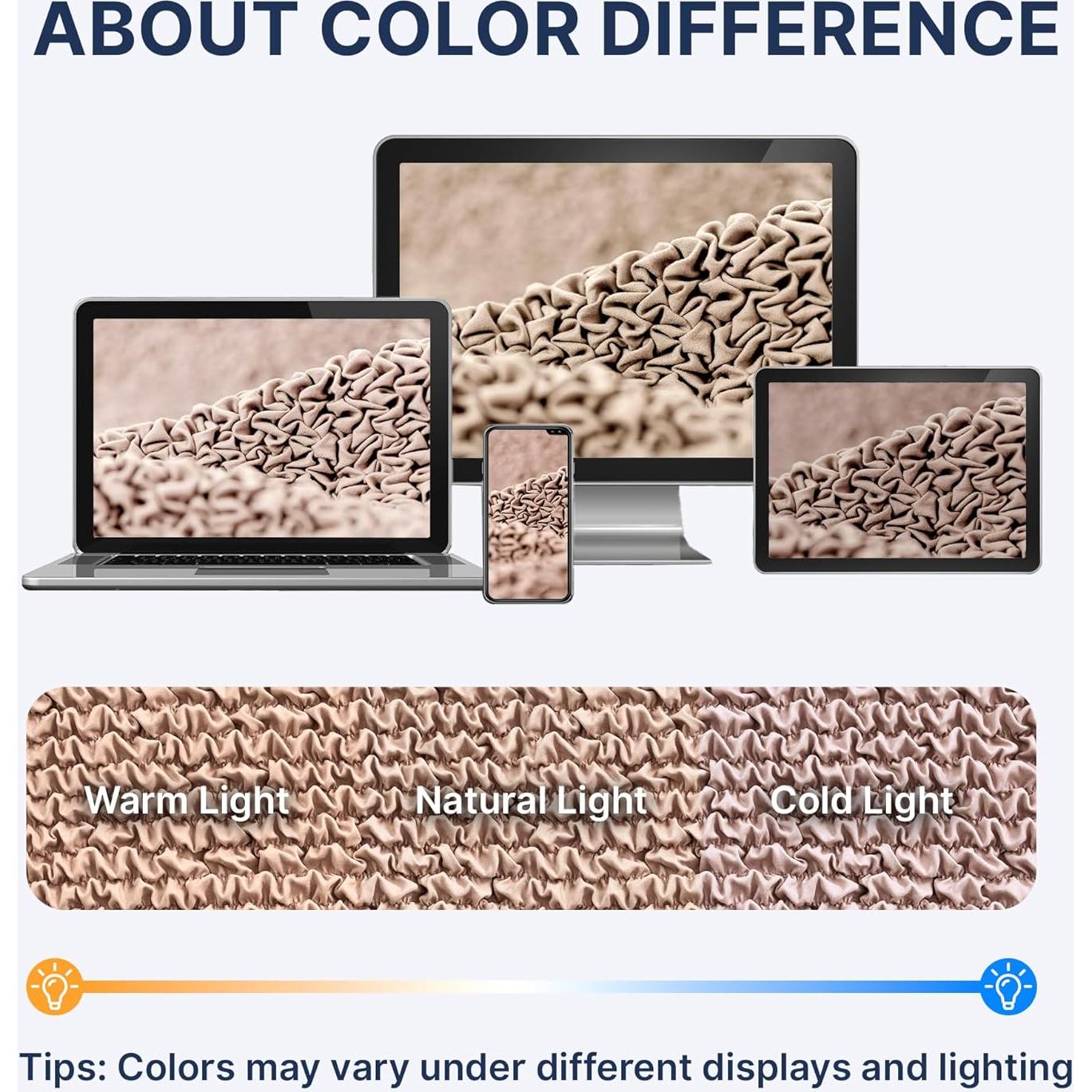 Funda Sofá Esquinero PAULATO 135-198 cm Taupe Lavable