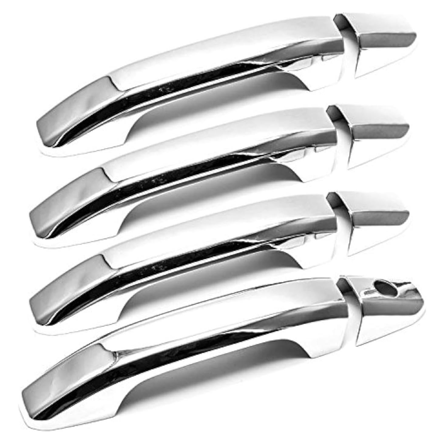 Cubiertas de Manijas de Puerta Chrome Sizver para Chevy Silverado 2014-2018