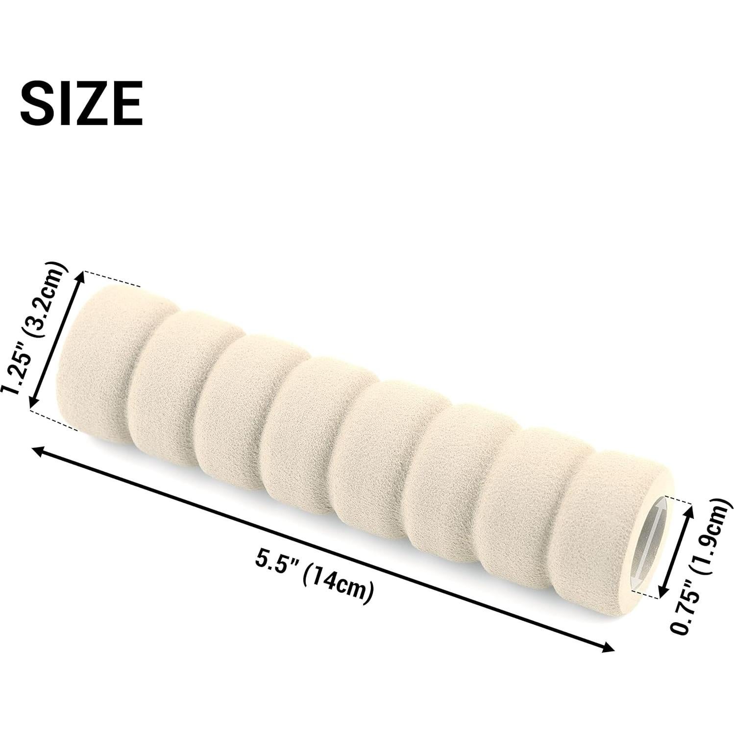 Cubiertas de Manijas de Puerta IFAMIO 8 Unidades Crema