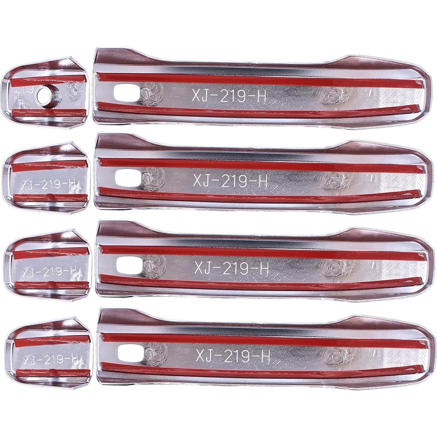 MOTOKU 4 Cubiertas Manija Puerta Cromadas Chevrolet GMC