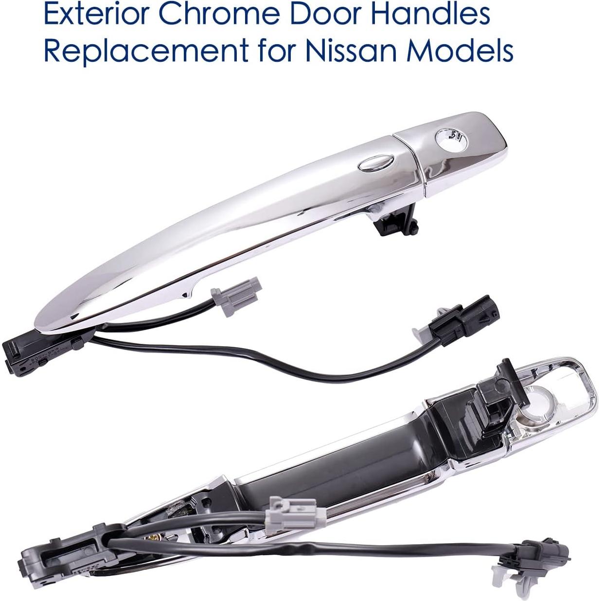 Manija Exterior Puerta Izquierda Nissan Lcyolada Cromo 2013-2018