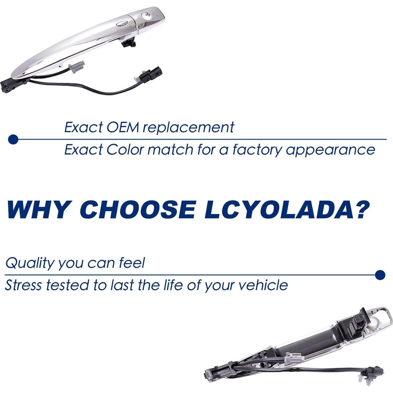 Manija Exterior Puerta Izquierda Nissan Lcyolada Cromo 2013-2018