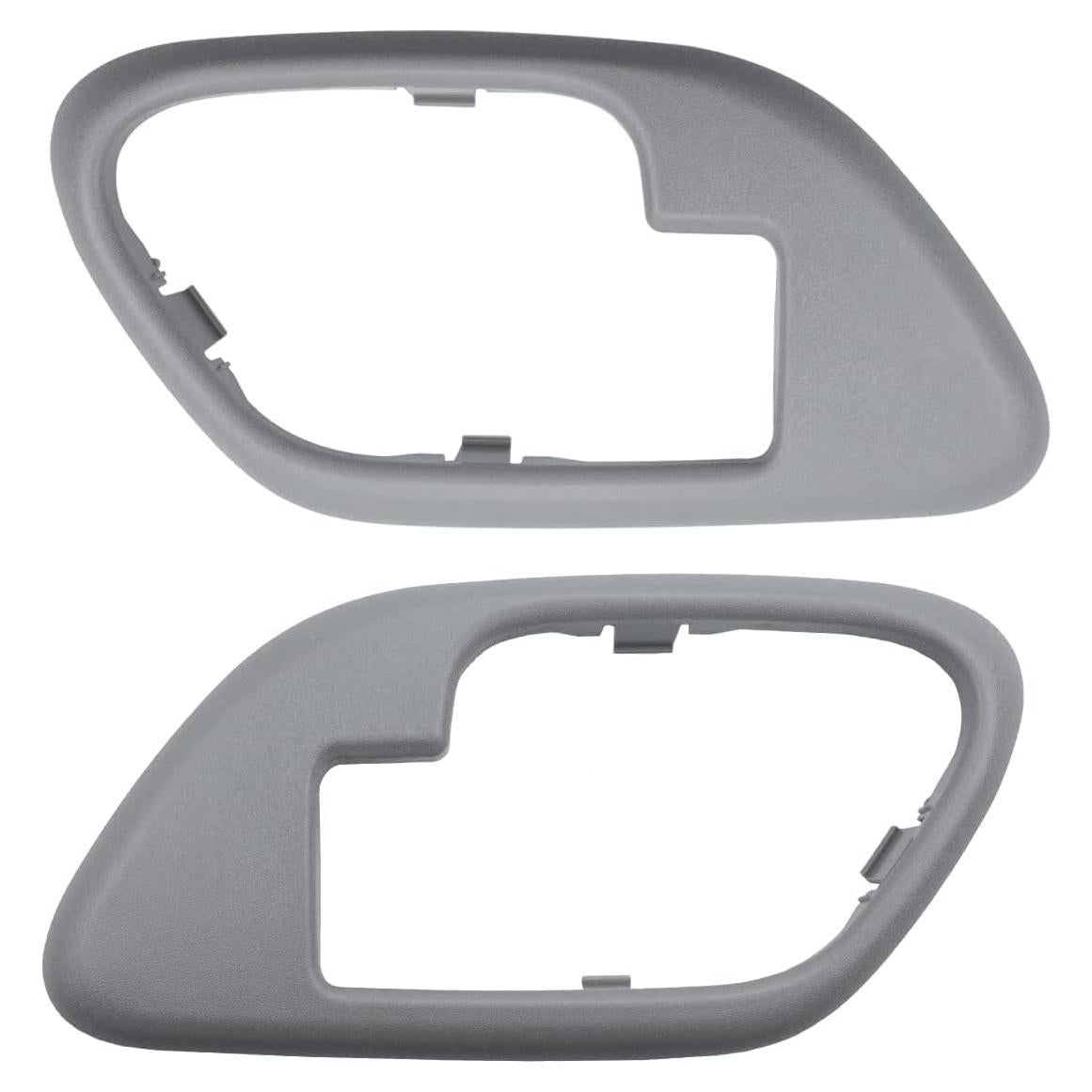 Molduras del Mango de Puerta Interior Lcyolada 2 Pcs Gris