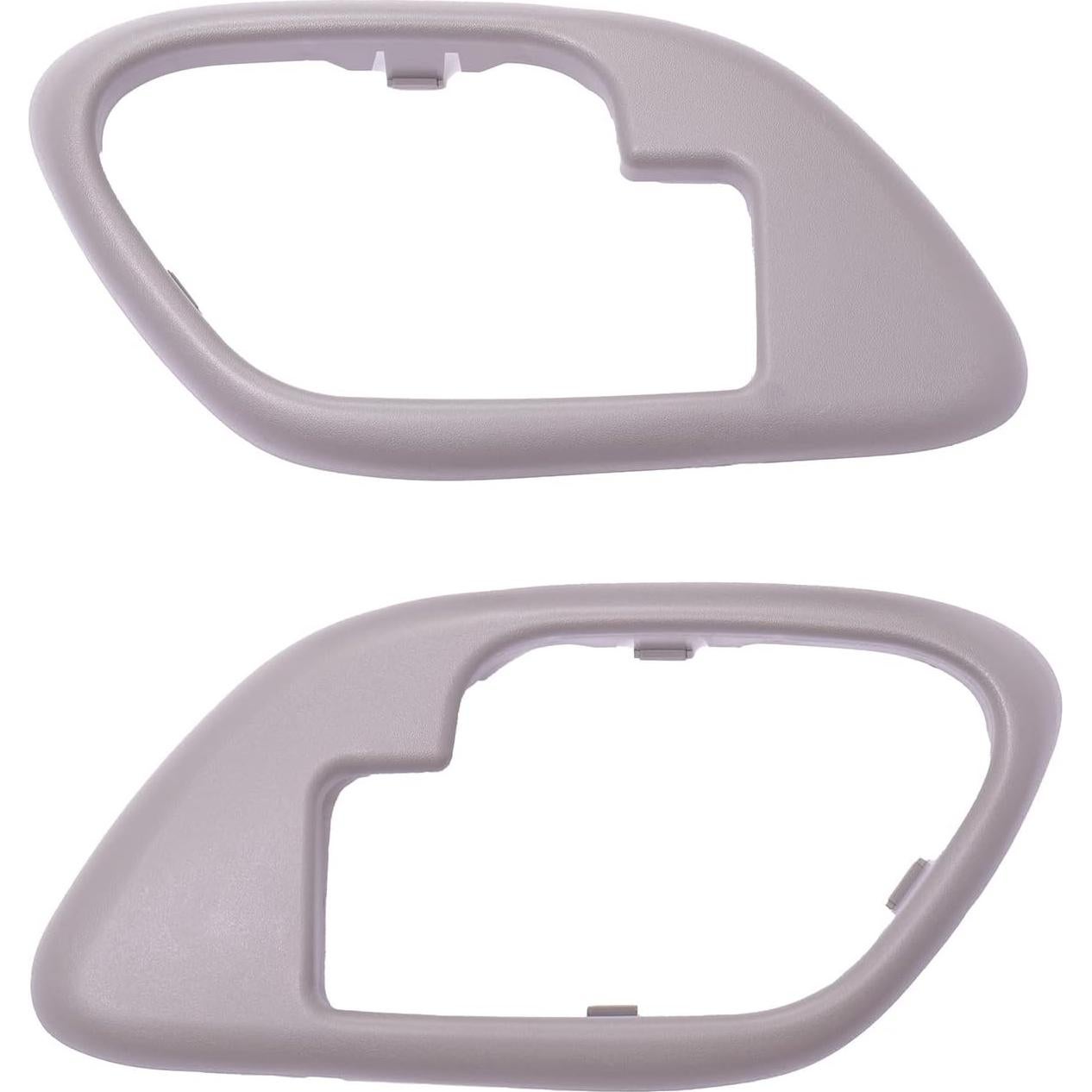 Molduras del Mango de Puerta Interior Lcyolada 2 Pcs Gris