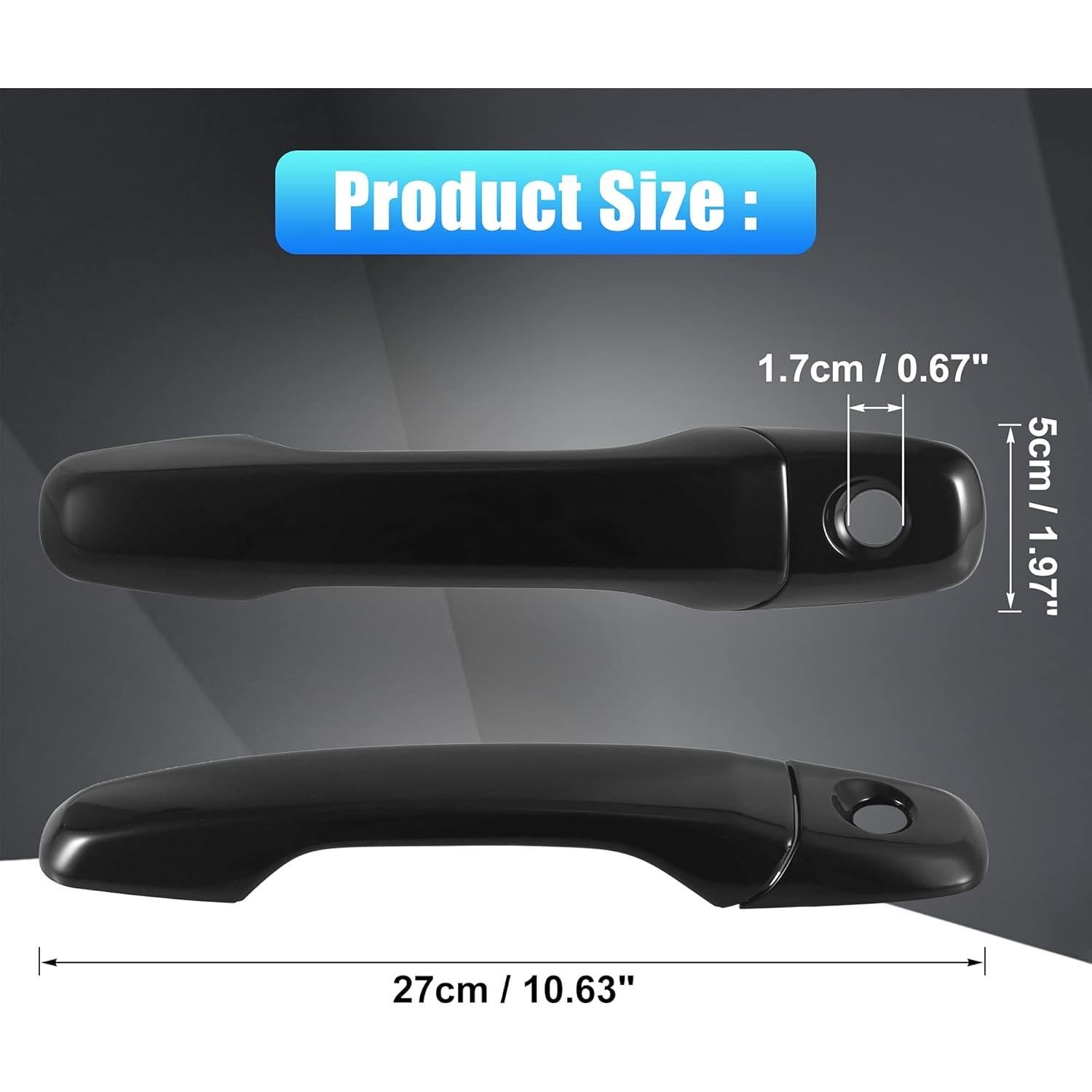 Cubierta de Manija de Puerta Exterior X AUTOHAUX para Ford