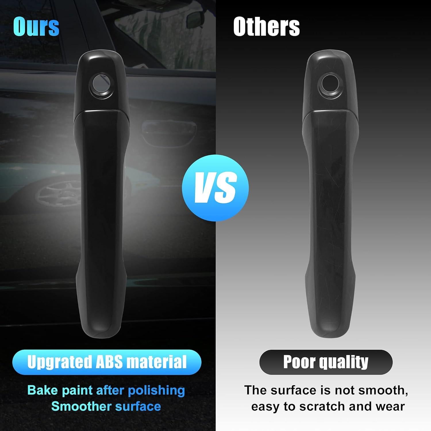 Cubierta de Manija de Puerta Exterior X AUTOHAUX para Ford