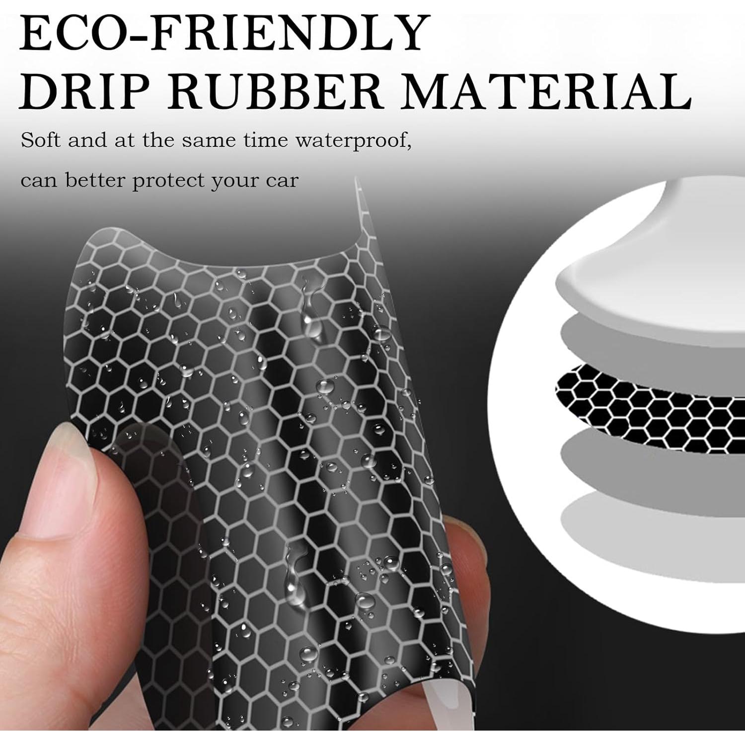 OFBAND Protector de Manija de Puerta de Auto 8 Piezas Reflectante