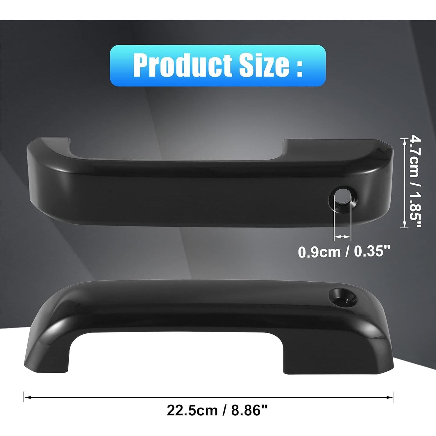 Cubierta de Manija de Puerta Exterior X AUTOHAUX para Ford F-150/F-250/F-350 2015-2020