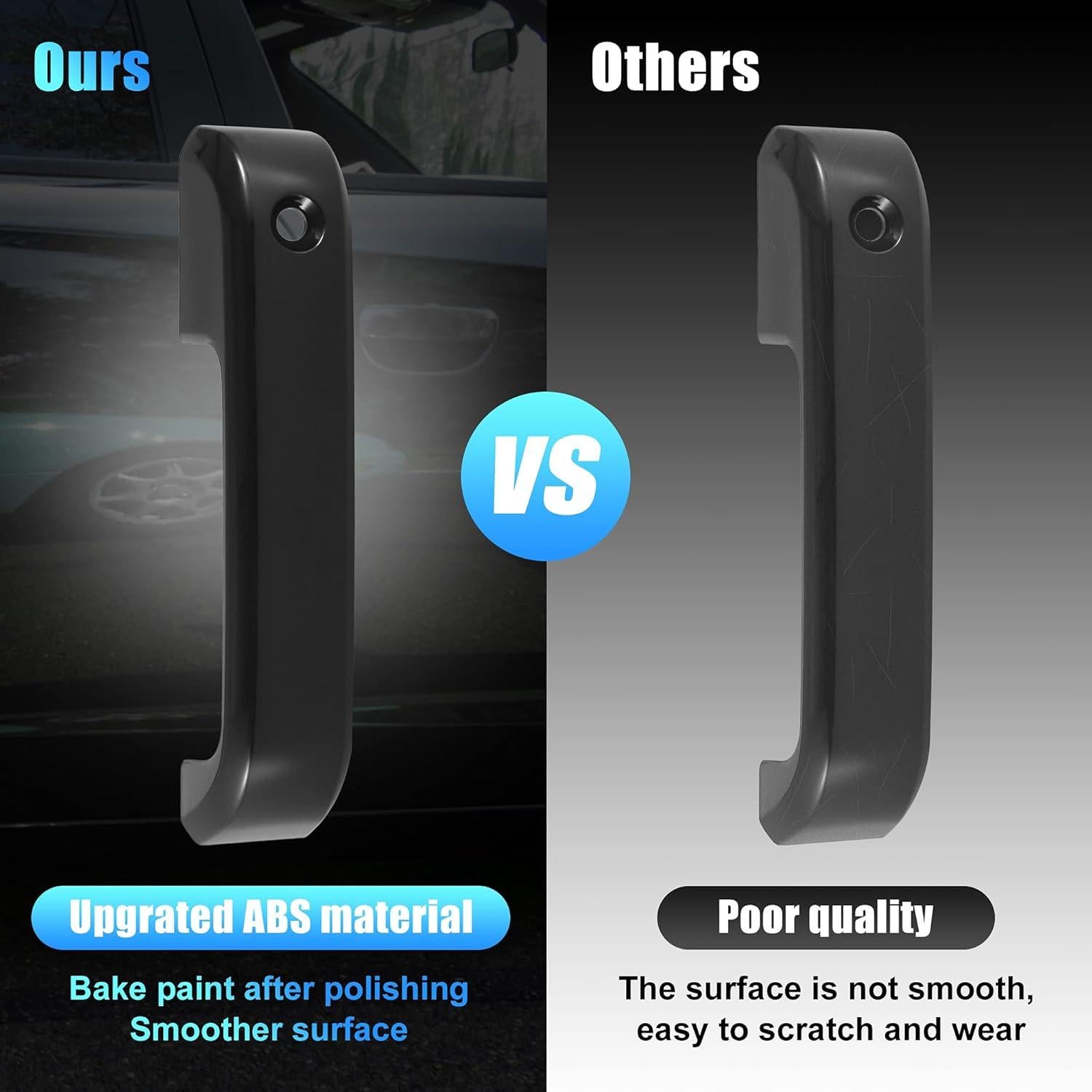 Cubierta de Manija de Puerta Exterior X AUTOHAUX para Ford F-150/F-250/F-350 2015-2020