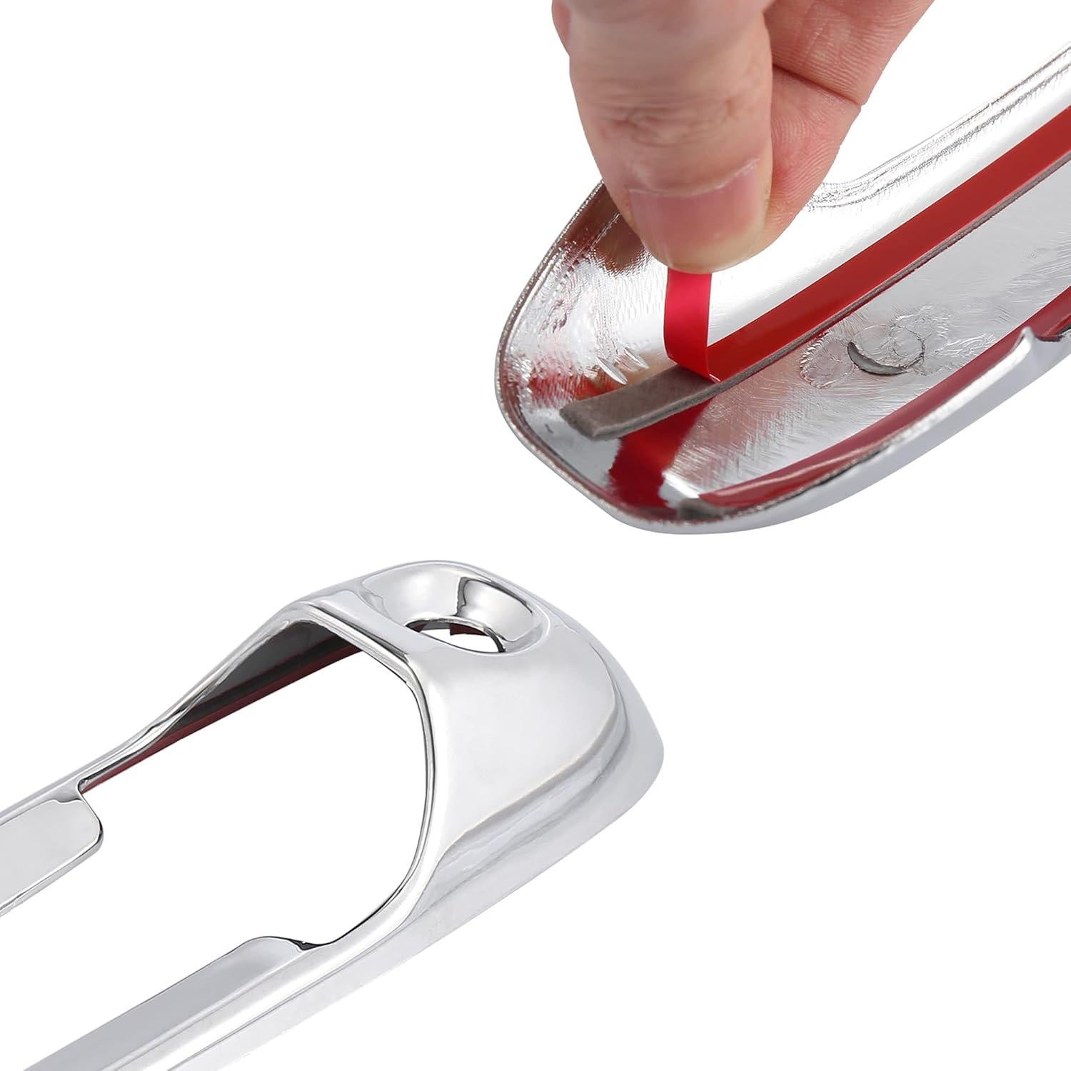 Cubierta de Manija de Puerta Exterior X AUTOHAUX 4 Pcs ABS