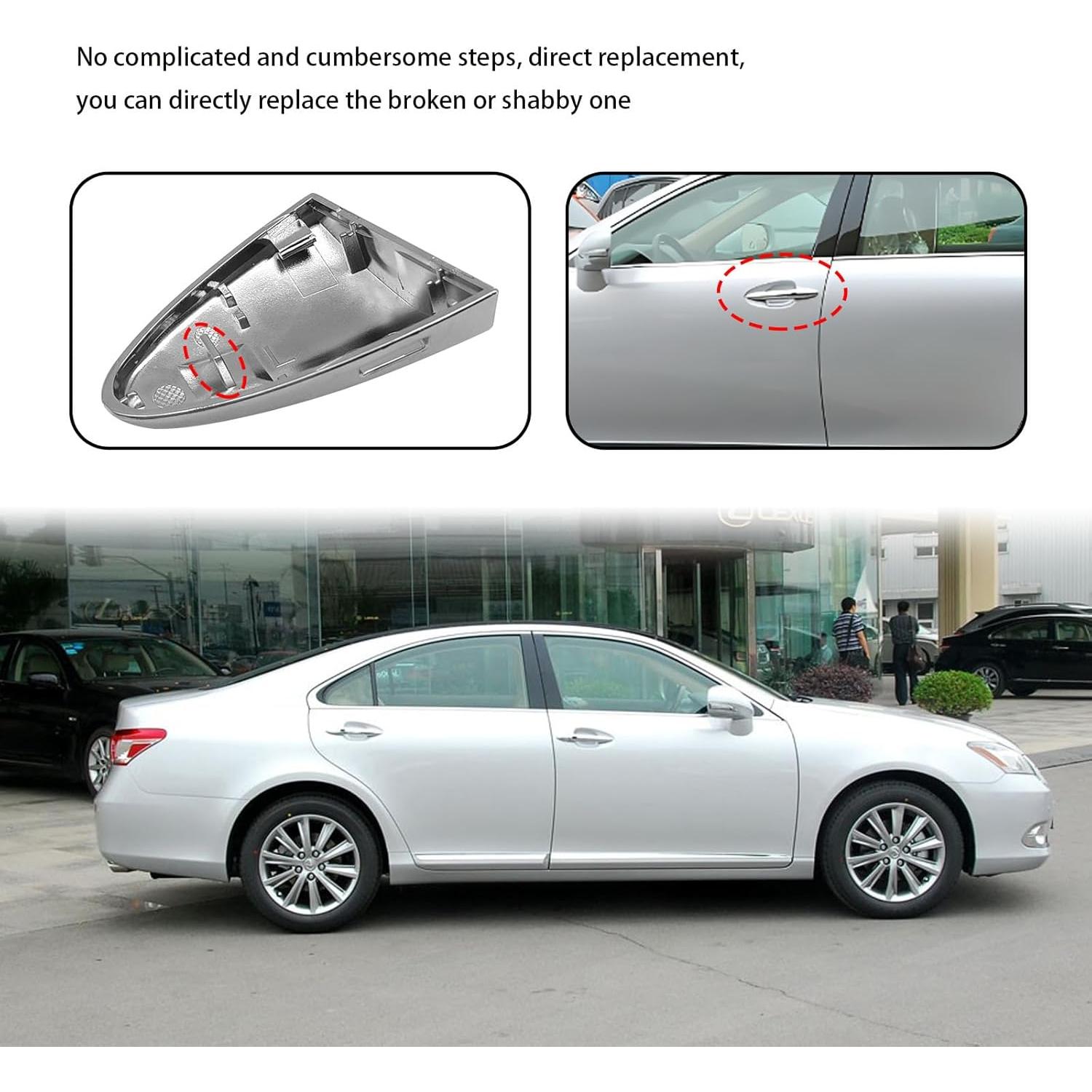 Cubierta de mango de puerta CmeRto para Lexus ES350 2007-2012