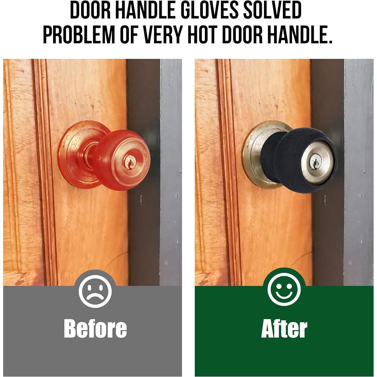 Cubiertas Redondas para Manija de Puerta HLARTNET 6 Pcs