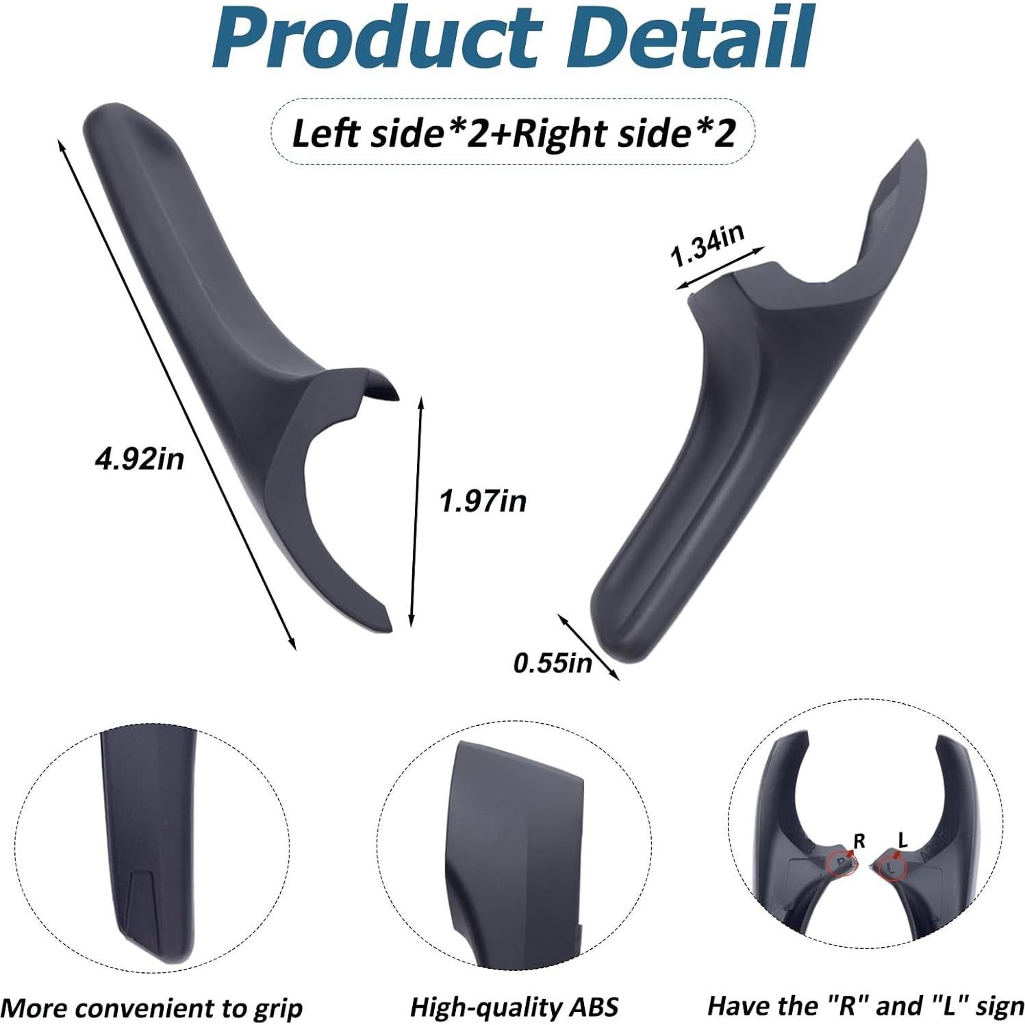 Cubierta de Manija de Puerta JKCOVER para Toyota 2016-2023