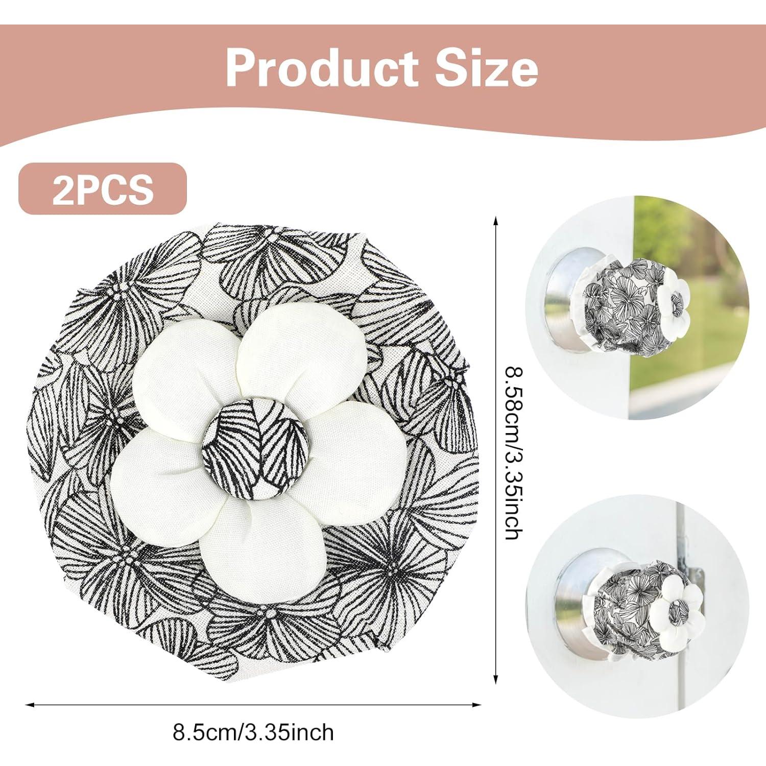 Cubiertas de pomo de puerta LLOUSSAK 2 piezas floral 8.5 cm