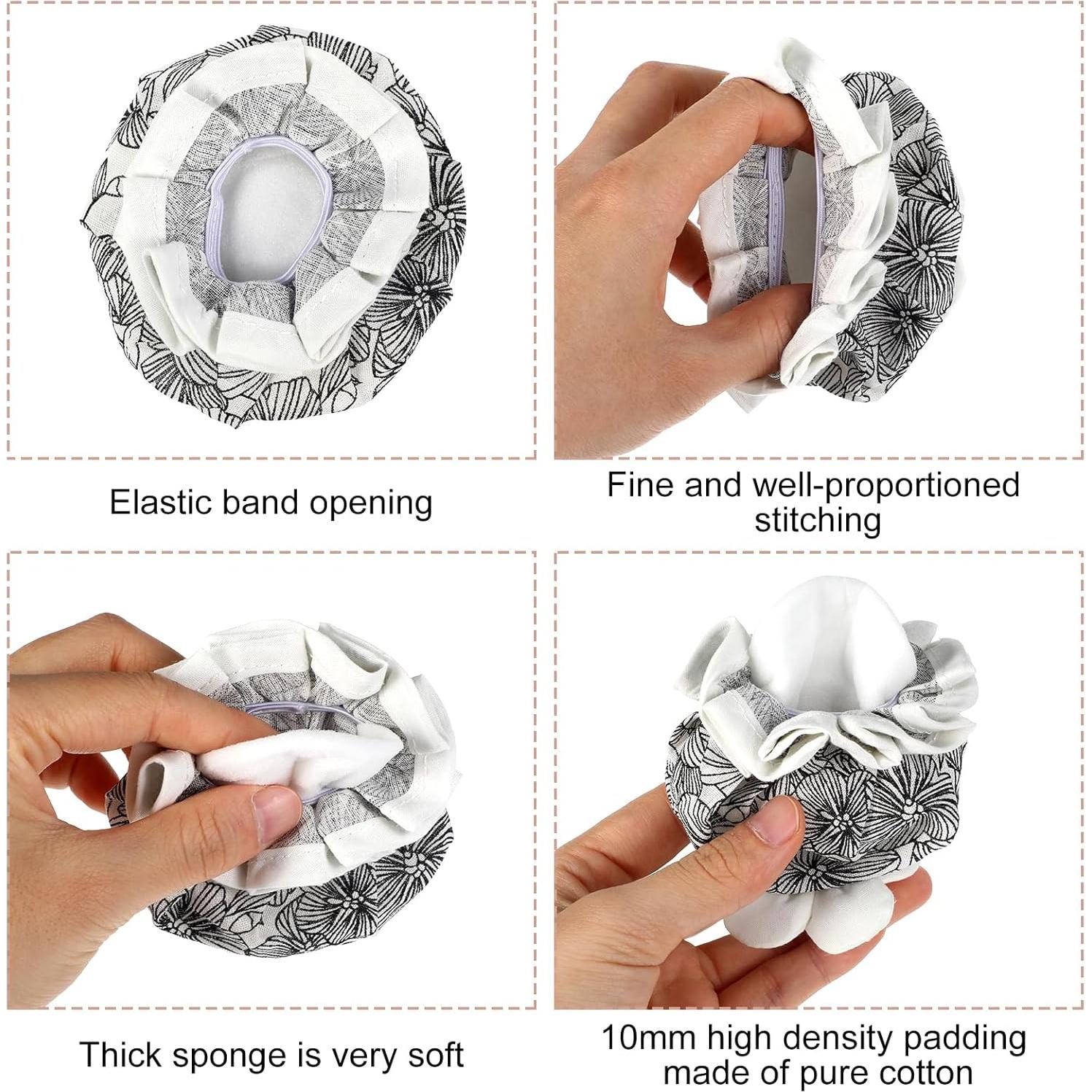 Cubiertas de pomo de puerta LLOUSSAK 2 piezas floral 8.5 cm