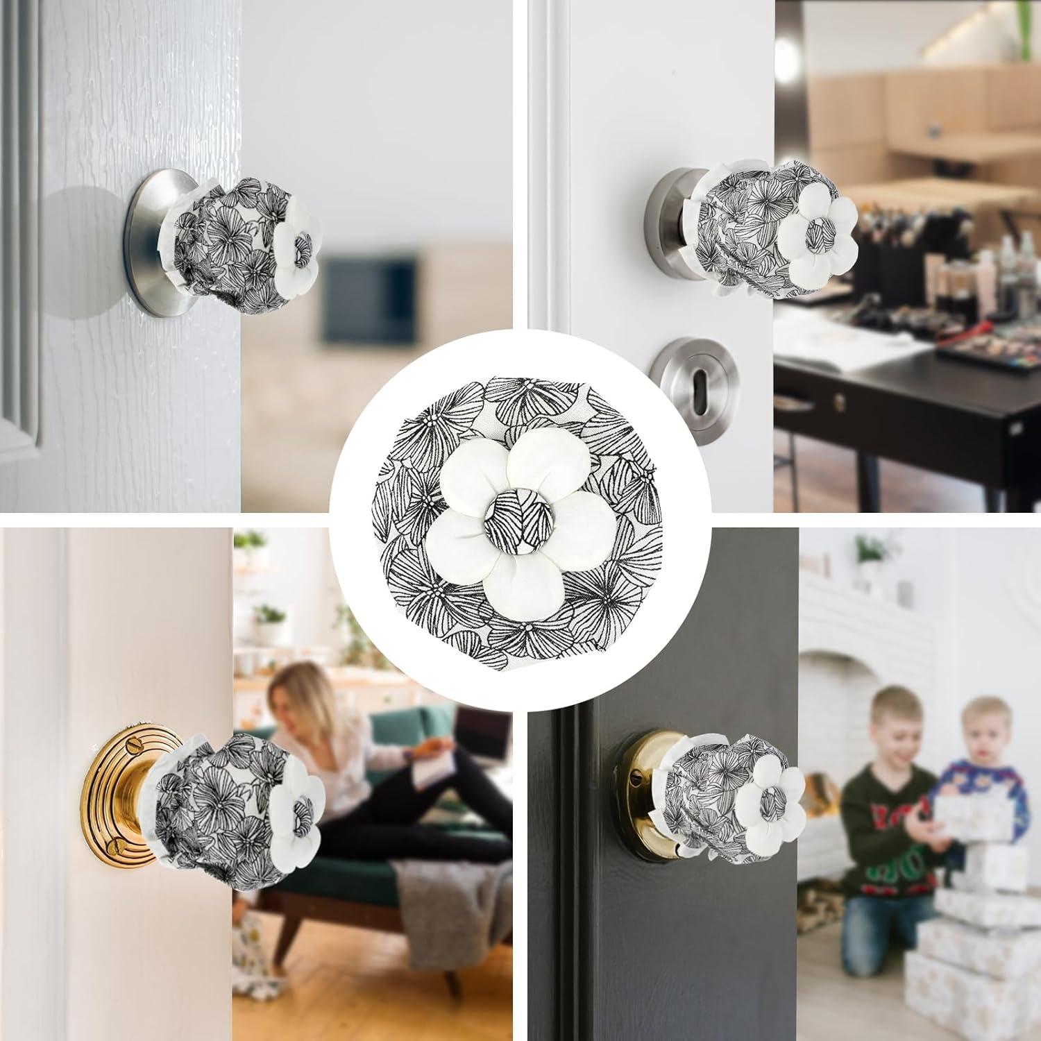 Cubiertas de pomo de puerta LLOUSSAK 2 piezas floral 8.5 cm
