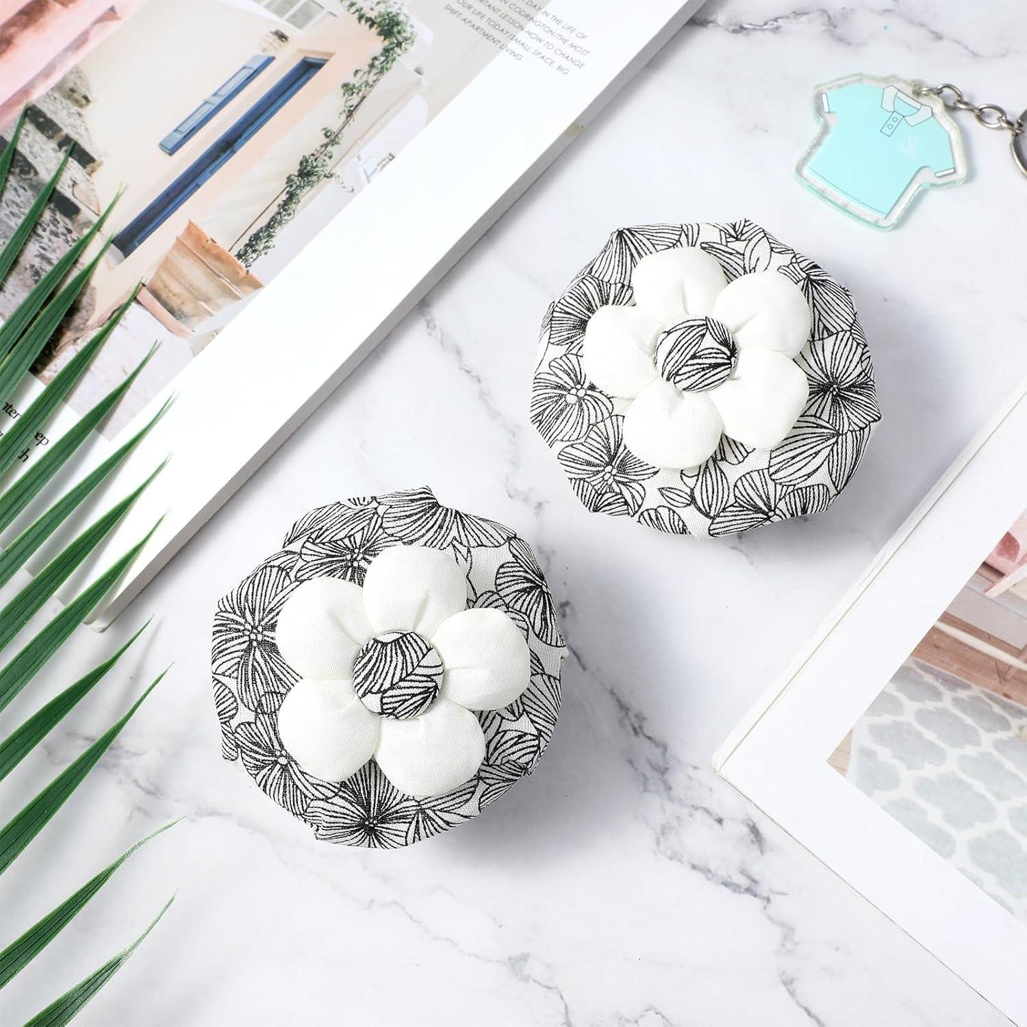 Cubiertas de pomo de puerta LLOUSSAK 2 piezas floral 8.5 cm