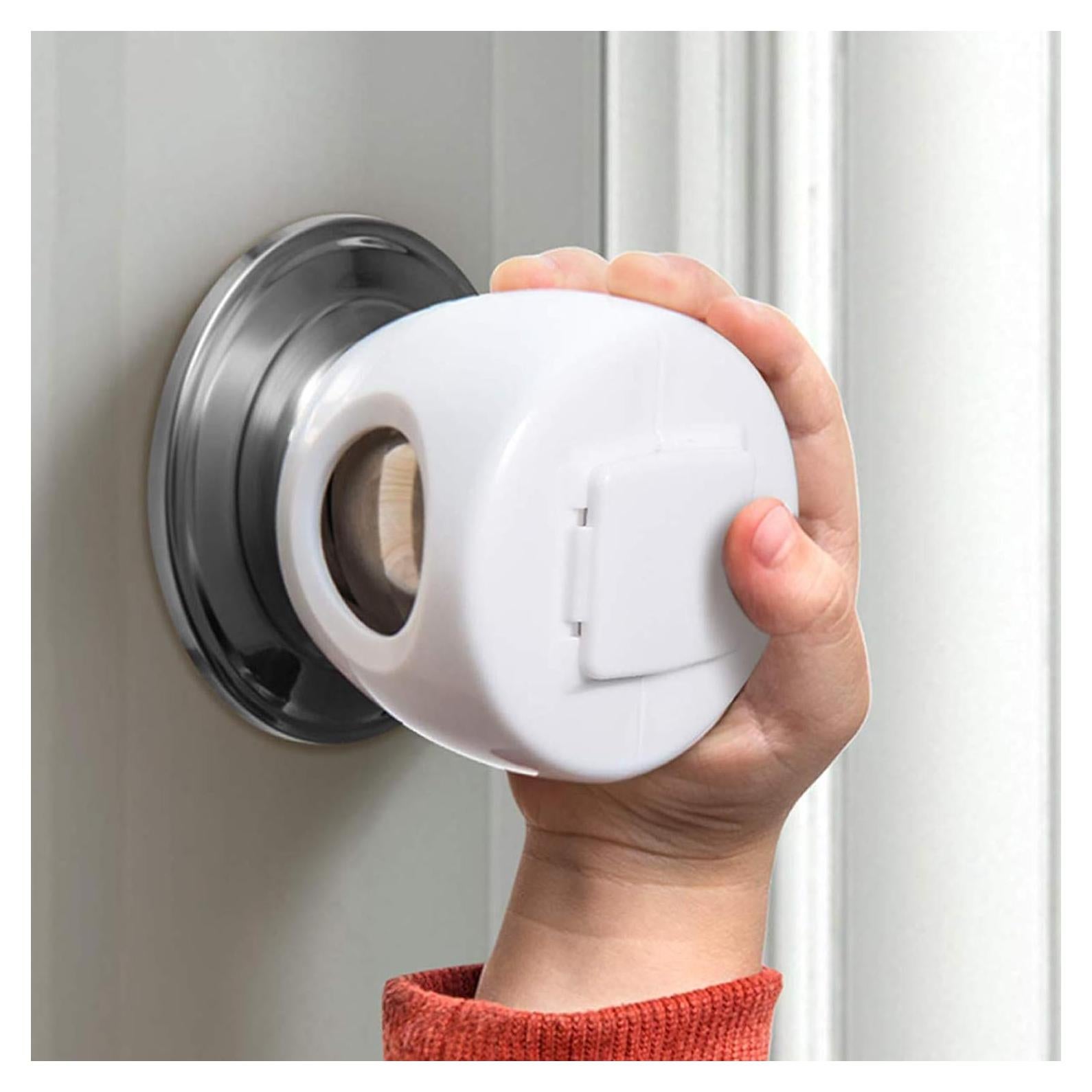 Cubierta de Seguridad para Pomos de Puerta Niños 4 Pzas