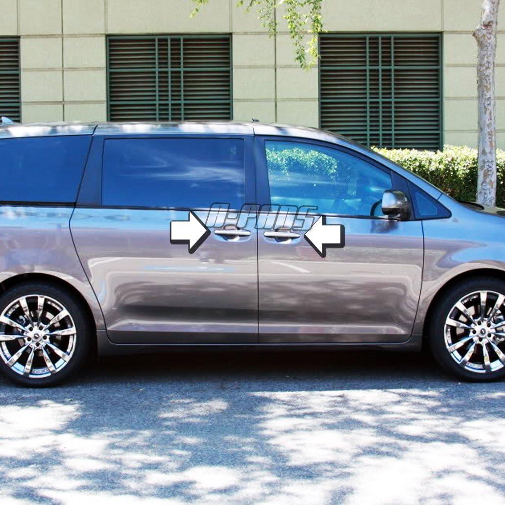 Cubiertas de Manijas de Puerta Cromadas A-PADS para Toyota