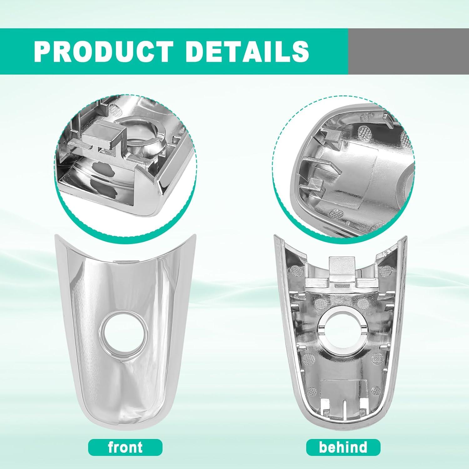 Cubierta Manija Puerta Exterior Auto SYudwen Plata