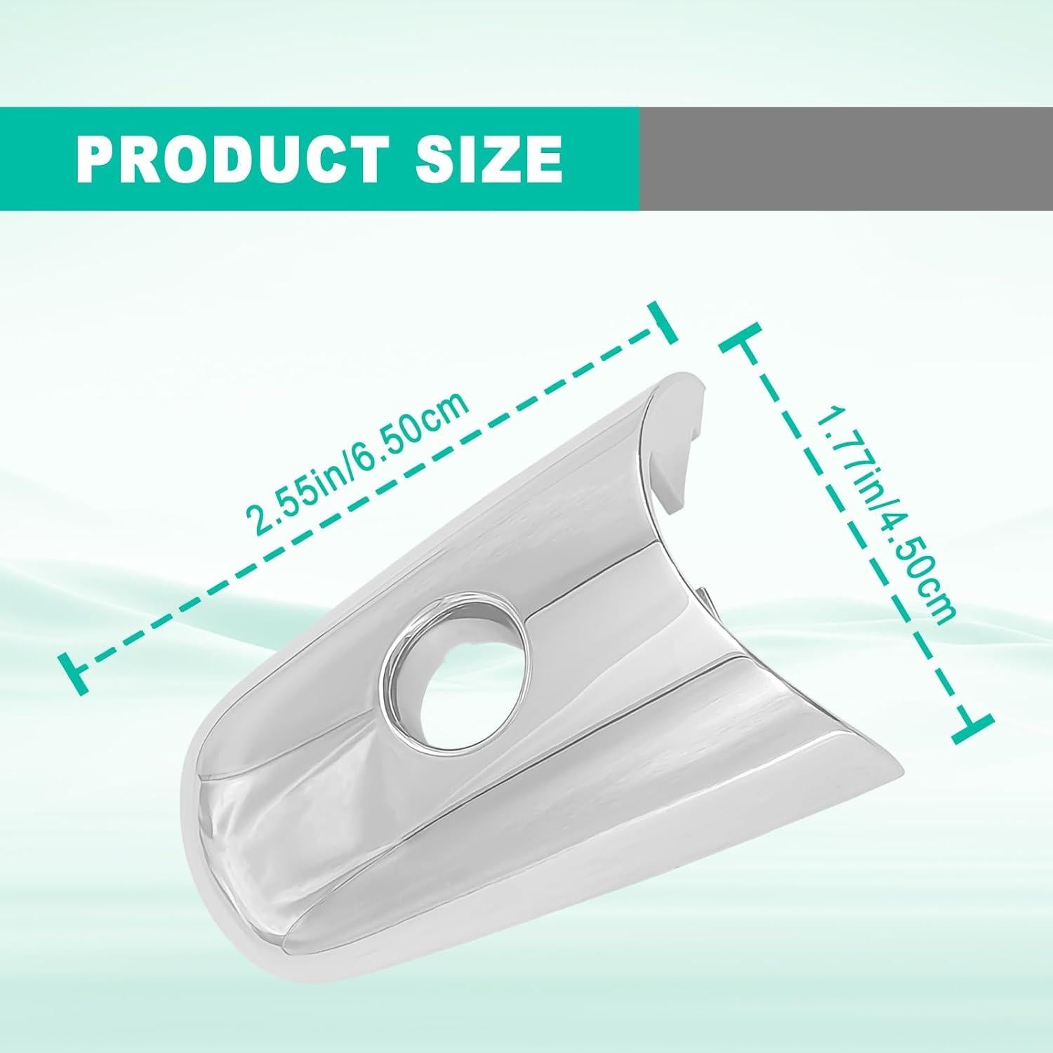 Cubierta Manija Puerta Exterior Auto SYudwen Plata