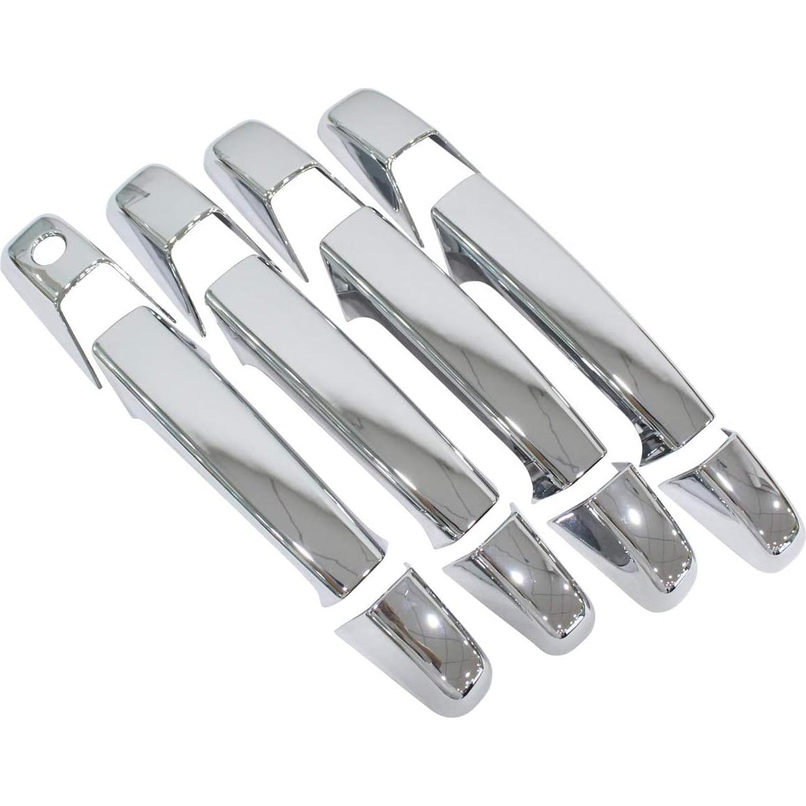 Cubiertas de Manijas de Puerta NewYall Cromadas para Chevrolet y GMC