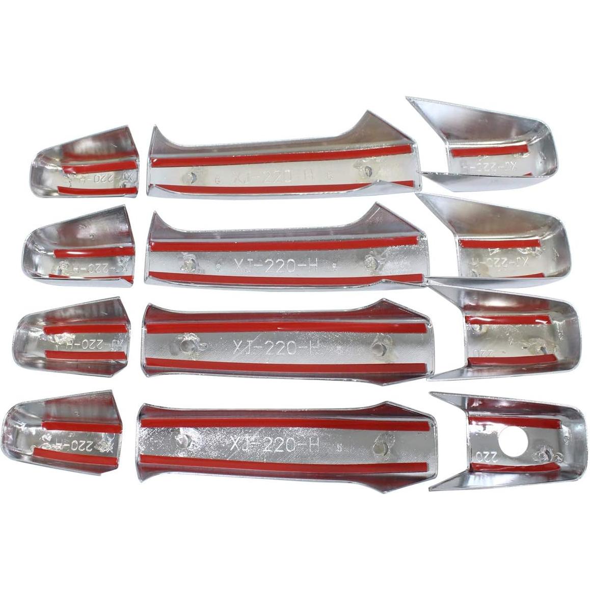 Cubiertas de Manijas de Puerta NewYall Cromadas para Chevrolet y GMC