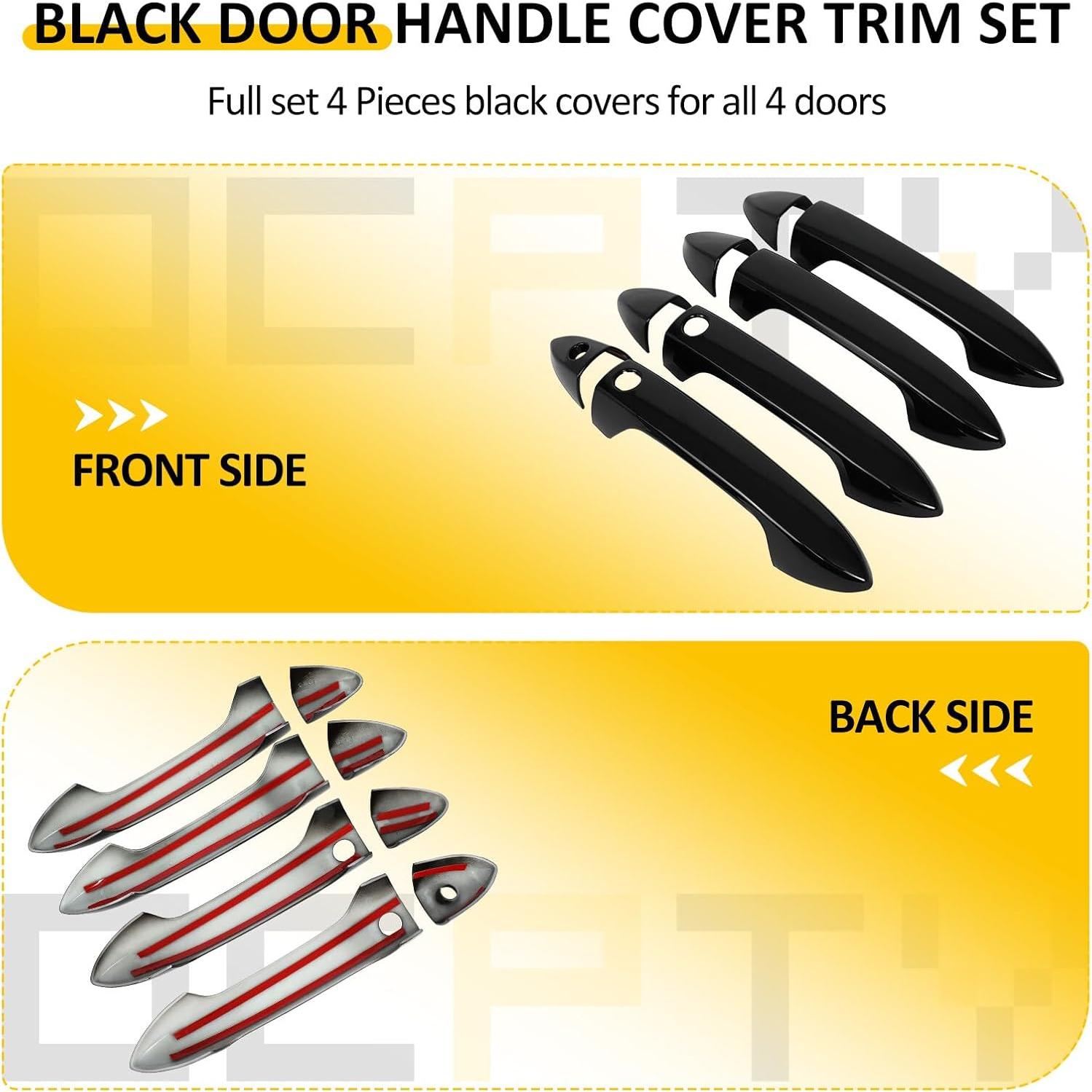 Cubiertas de Manijas de Puerta OCPTY 4 Piezas para Honda