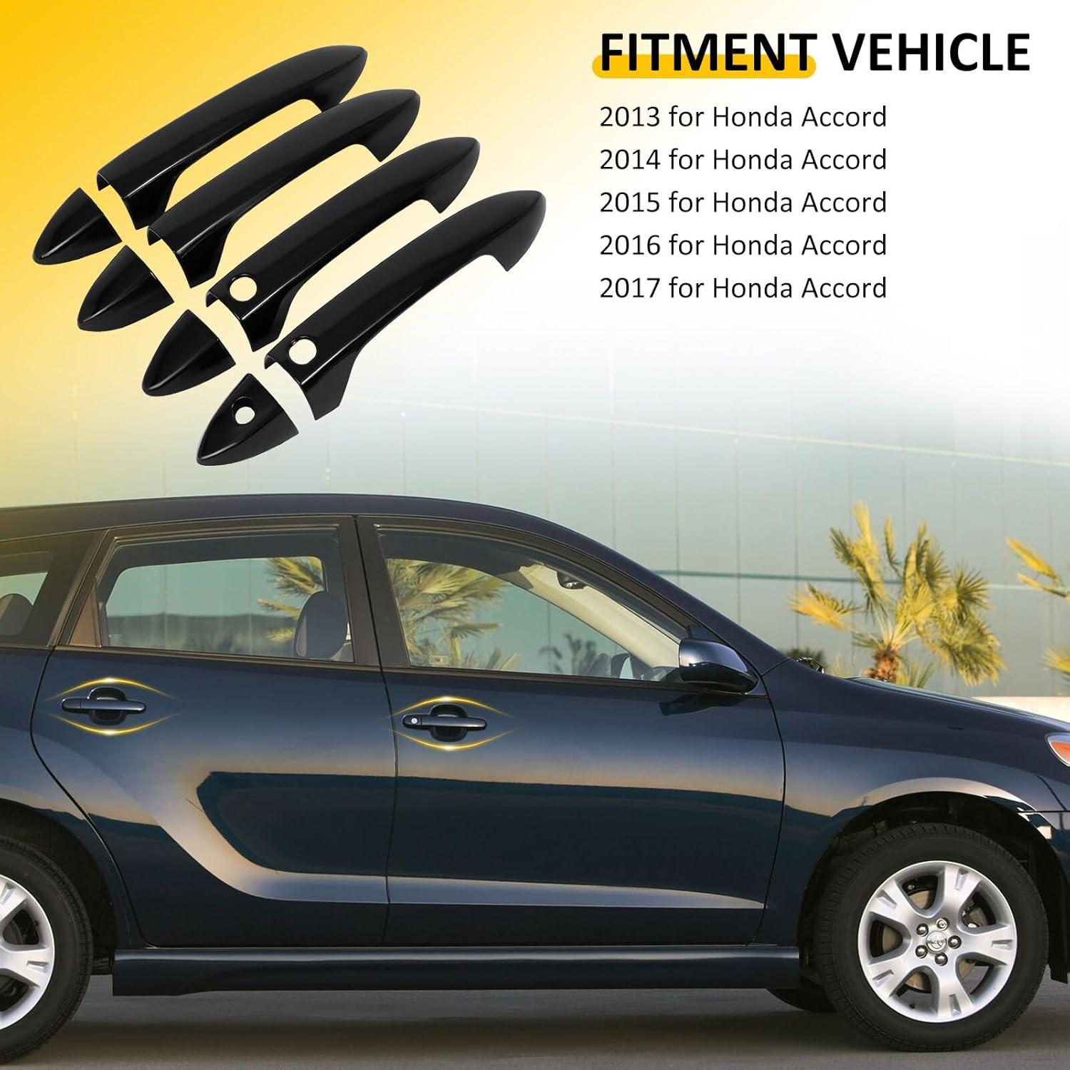 Cubiertas de Manijas de Puerta OCPTY 4 Piezas para Honda