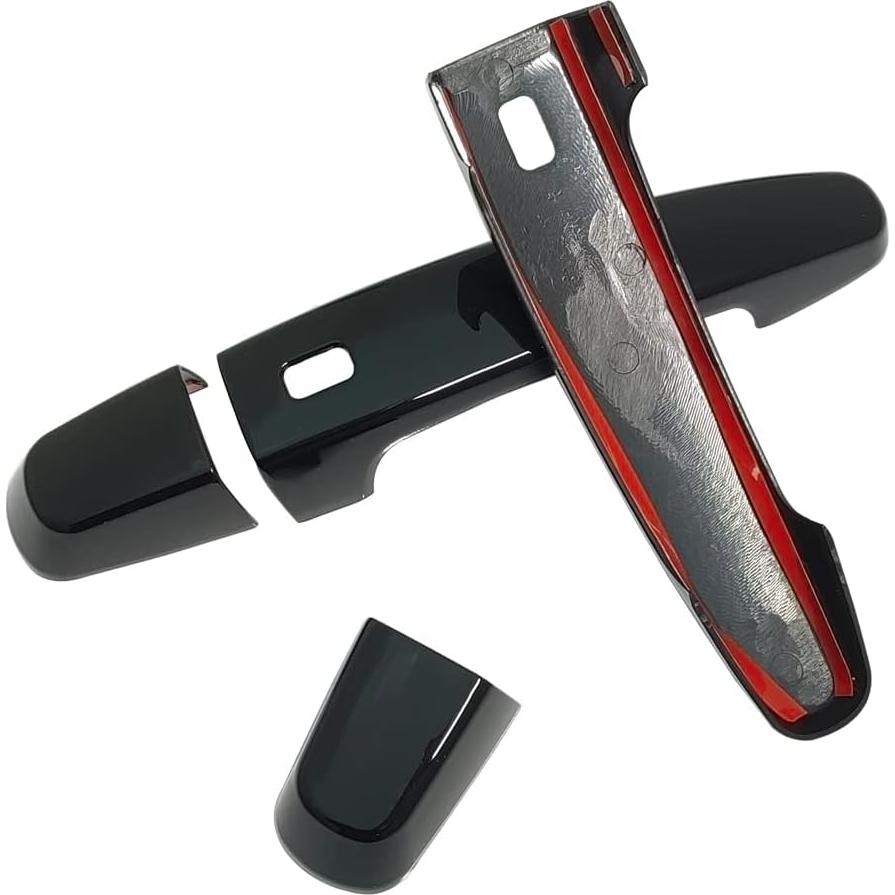 Cubierta de Manija de Puerta AOKIO Negra Brillante para Chevy