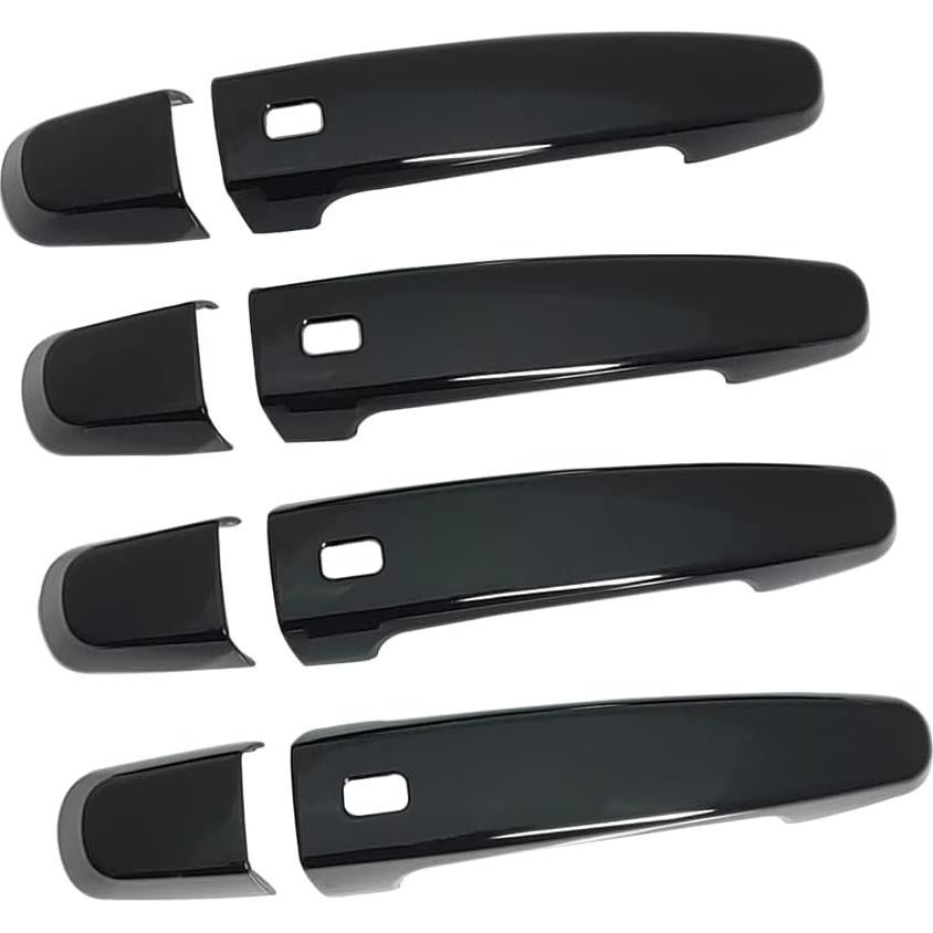Cubierta de Manija de Puerta AOKIO Negra Brillante para Chevy