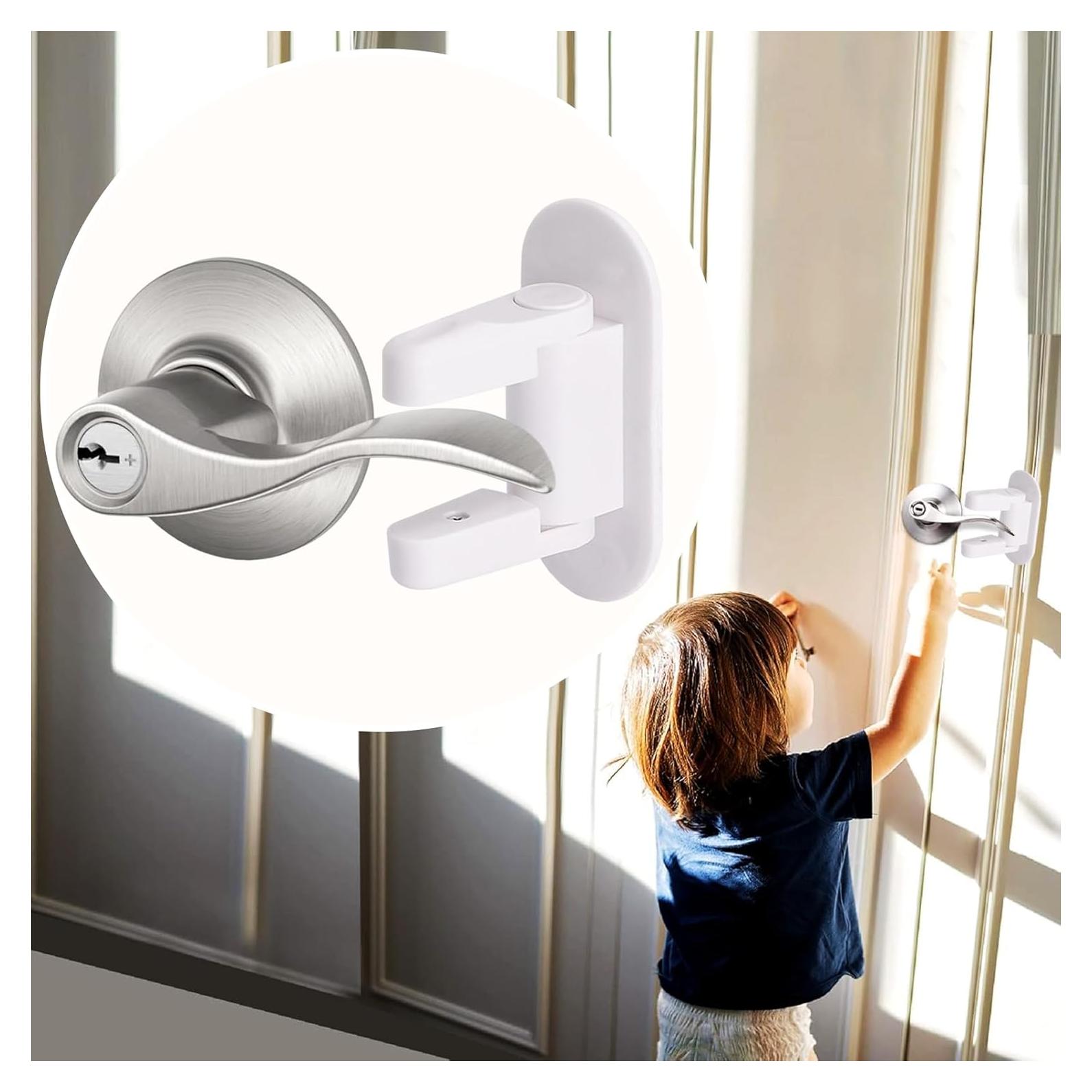 Cerradura de Palanca Matenf para Puertas a Prueba de Niños - 2 Unidades