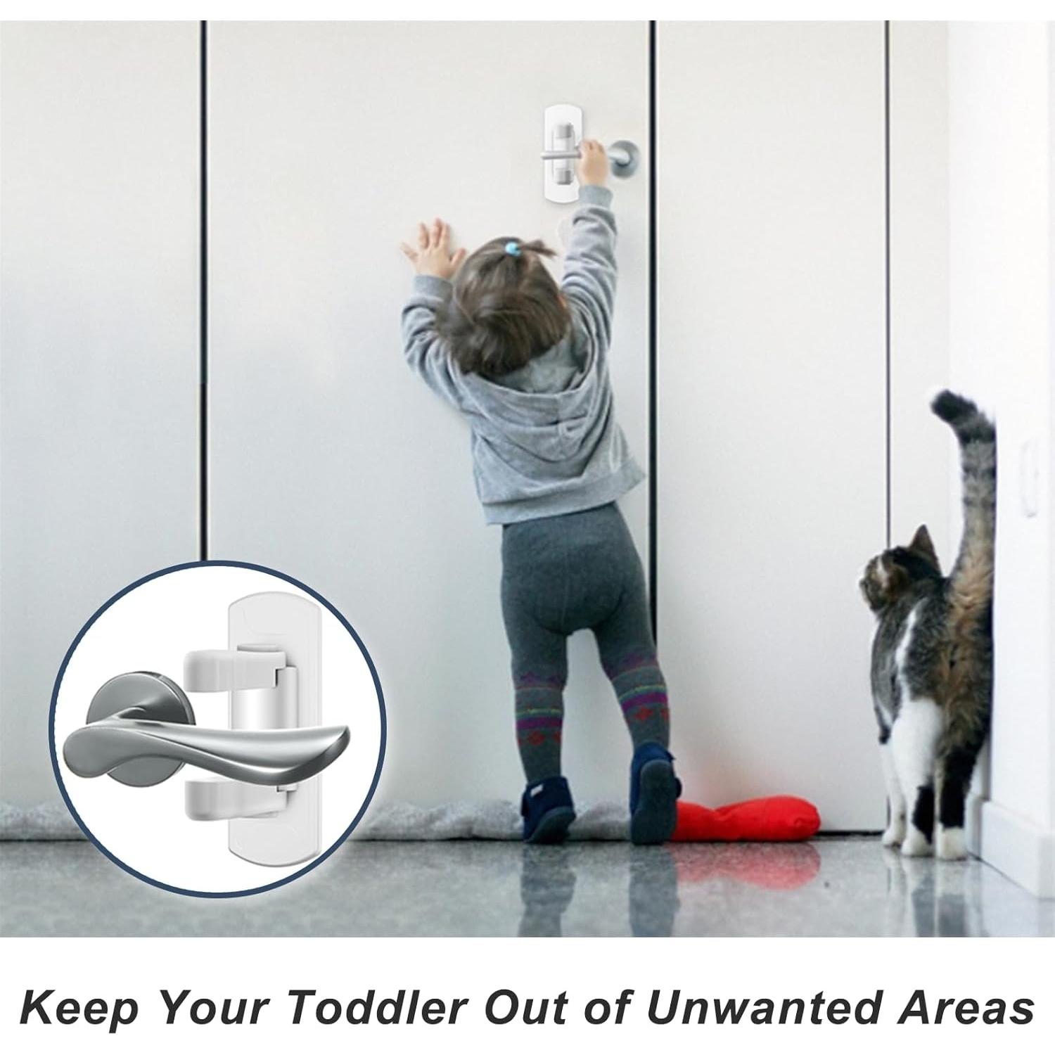 Cerradura de Palanca Matenf para Puertas a Prueba de Niños - 2 Unidades