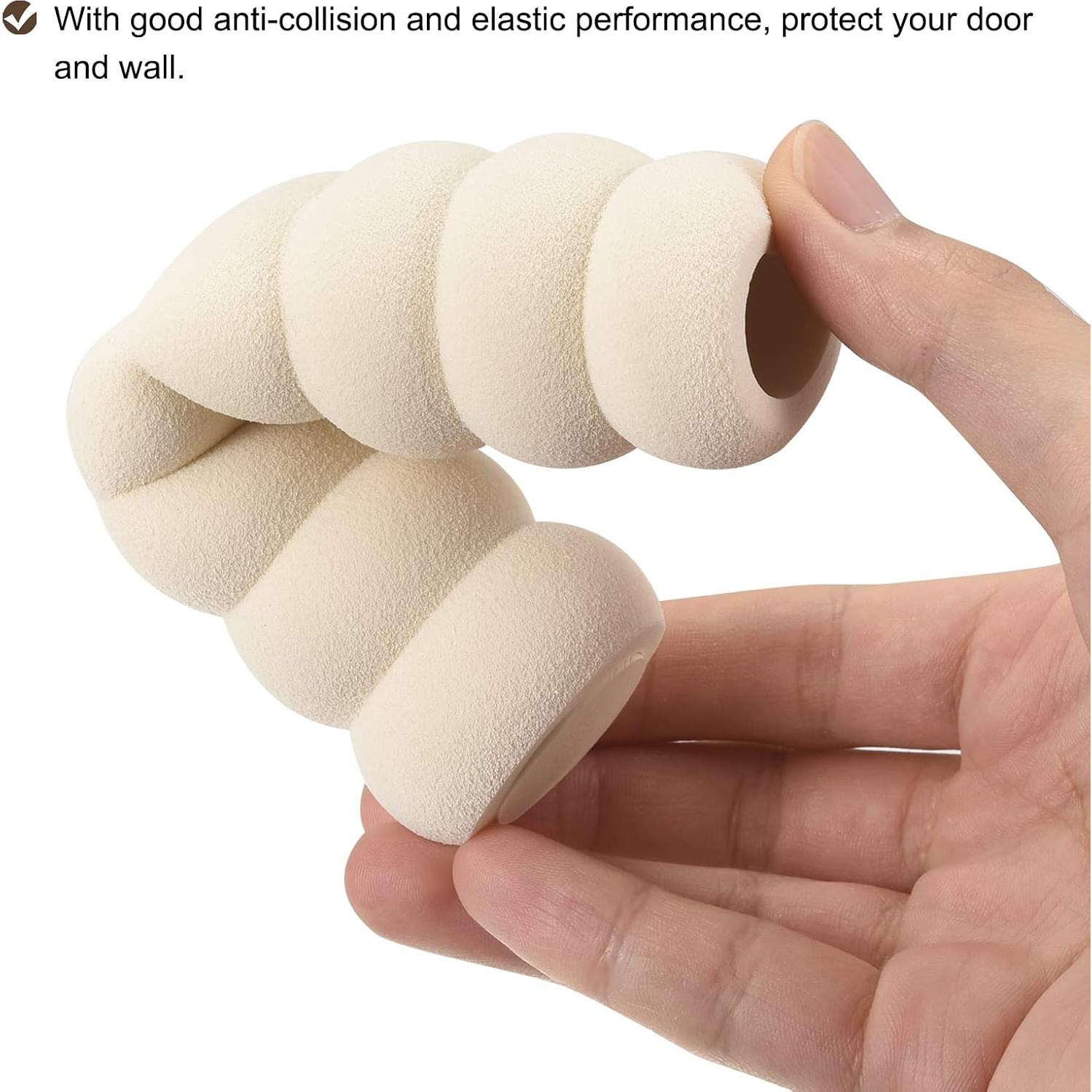 Cubiertas de Manija de Puerta uxcell 8 Piezas Goma Nitrilo