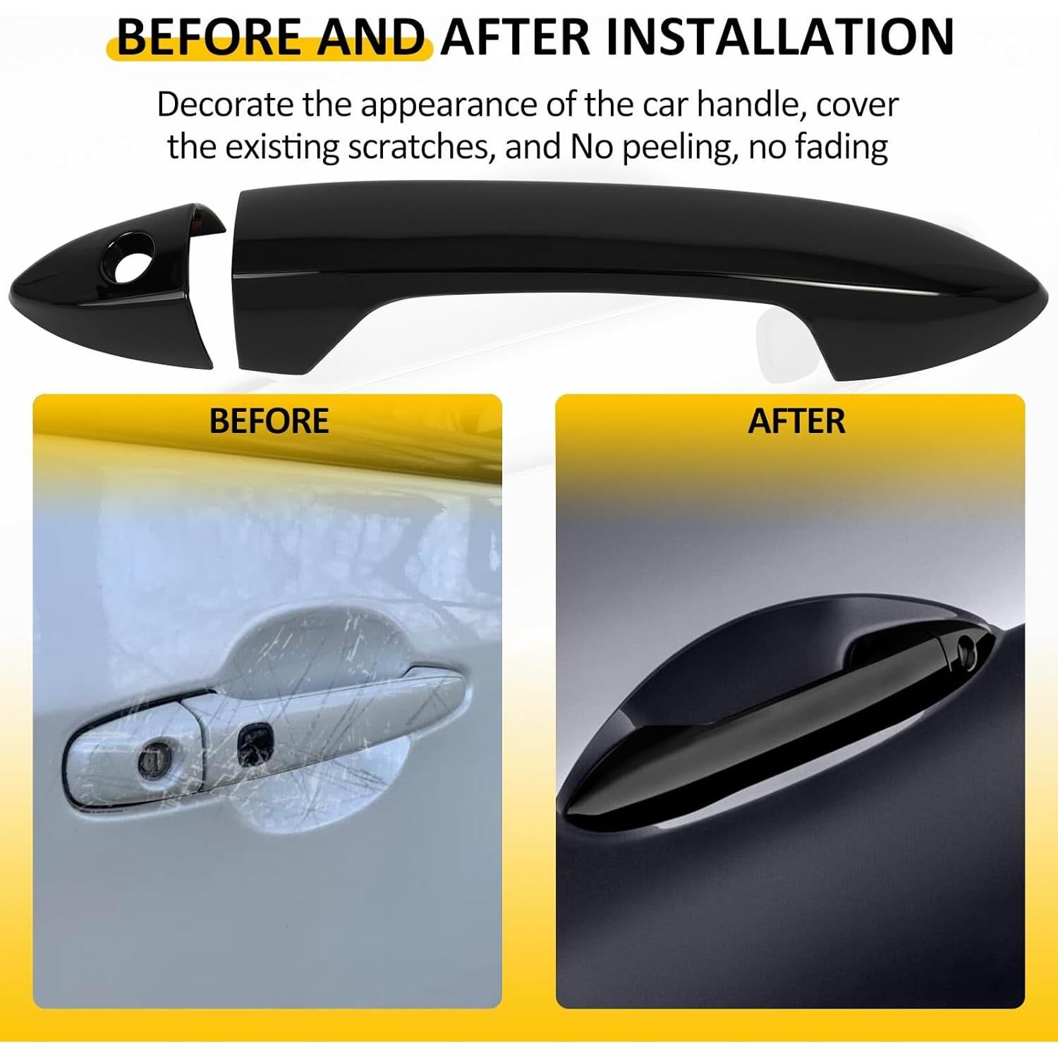 Cubiertas de Manijas de Puerta OCPTY para Honda Accord 2013-2017