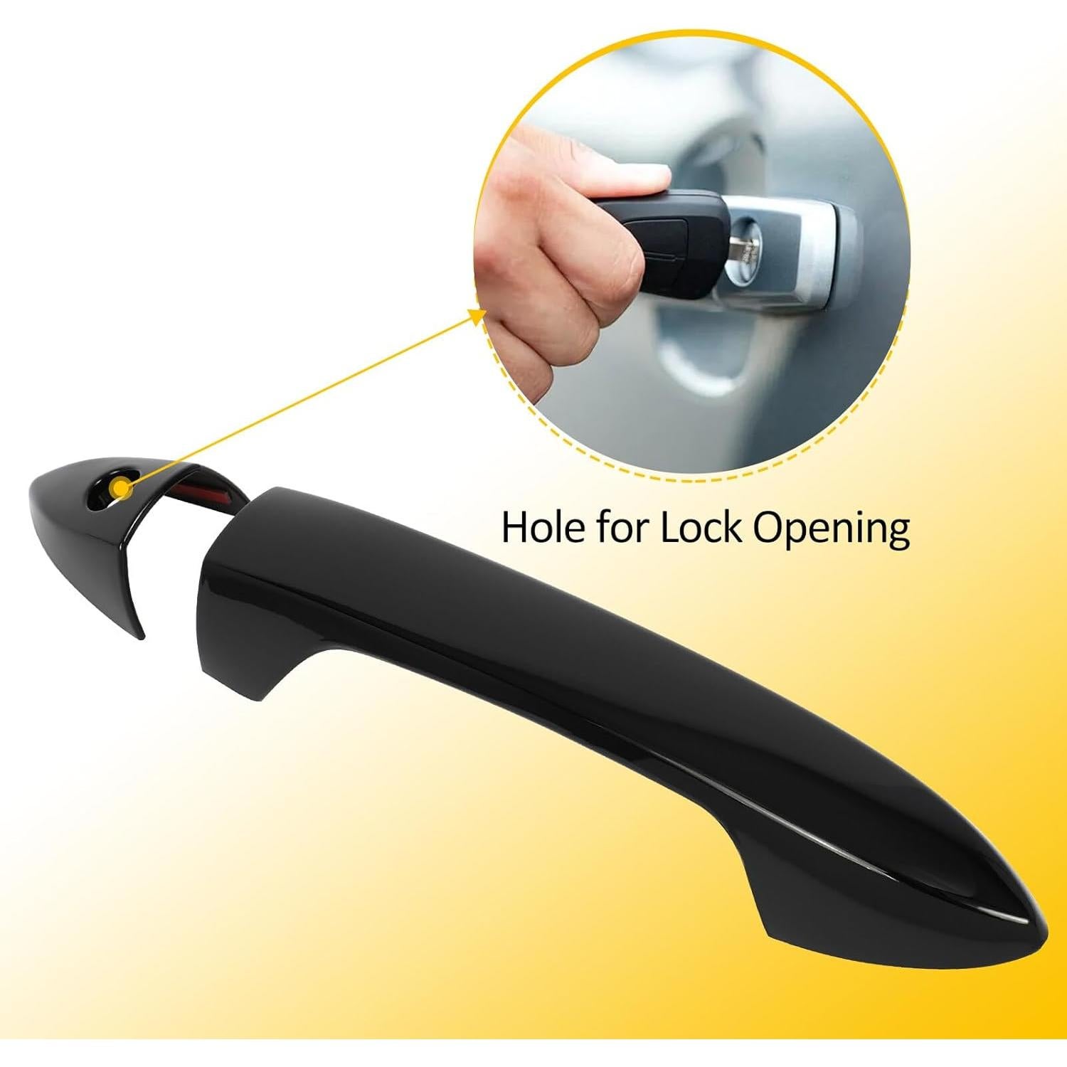 Cubiertas de Manijas de Puerta OCPTY para Honda Accord 2013-2017