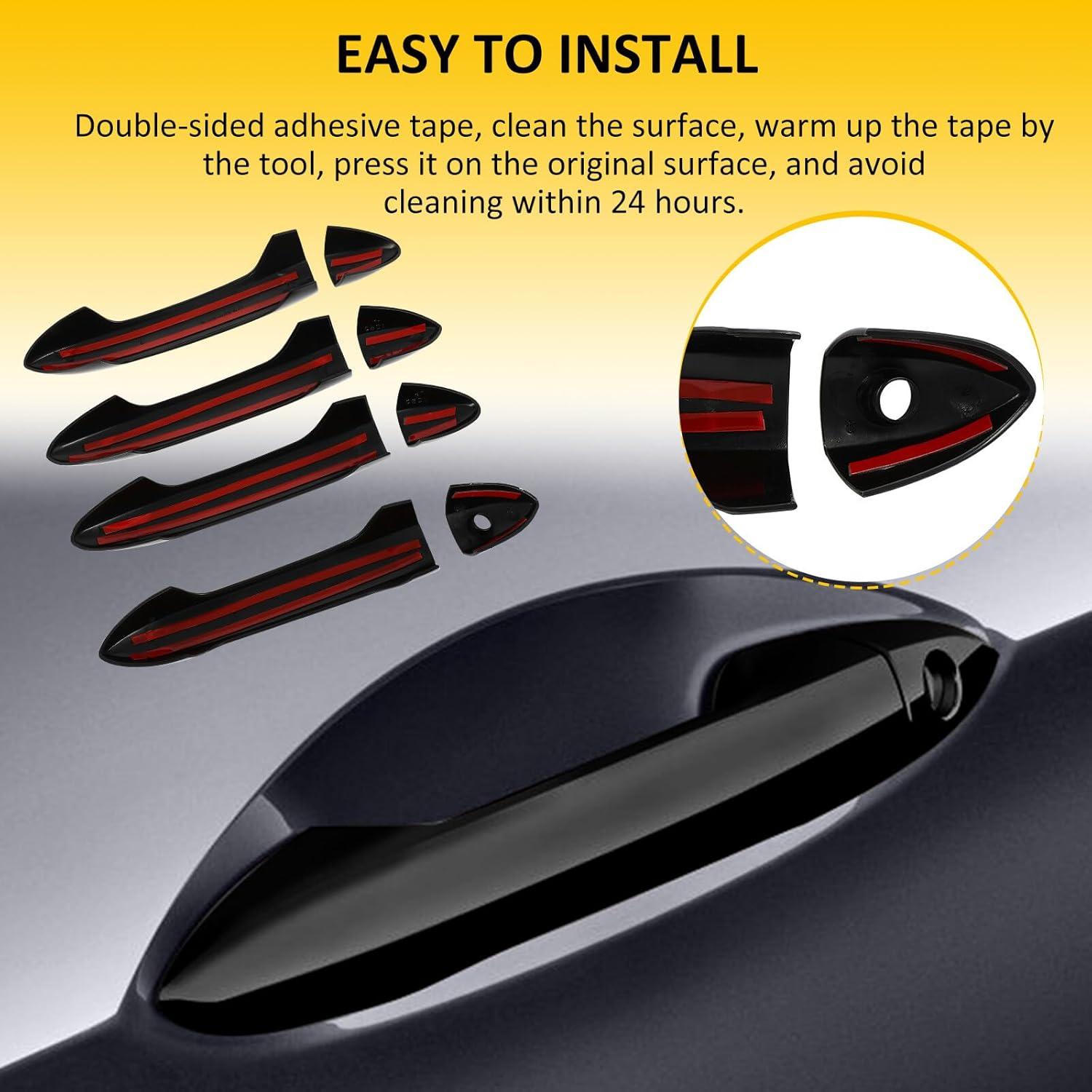 Cubiertas de Manijas de Puerta OCPTY para Honda Accord 2013-2017