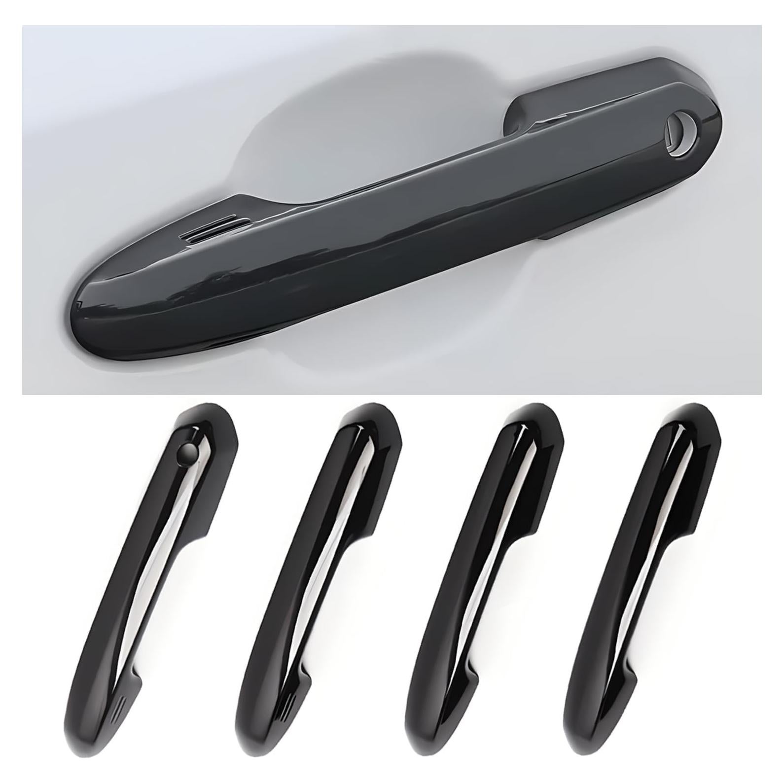 Protector Manija Puerta Auto Zacxoxsr Negro Brillante