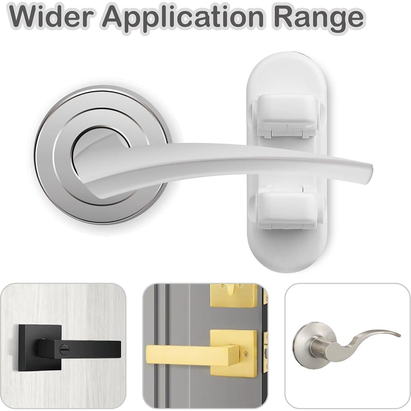 Bloqueo de Palanca de Puerta a Prueba de Niños ABS 4 Unidades