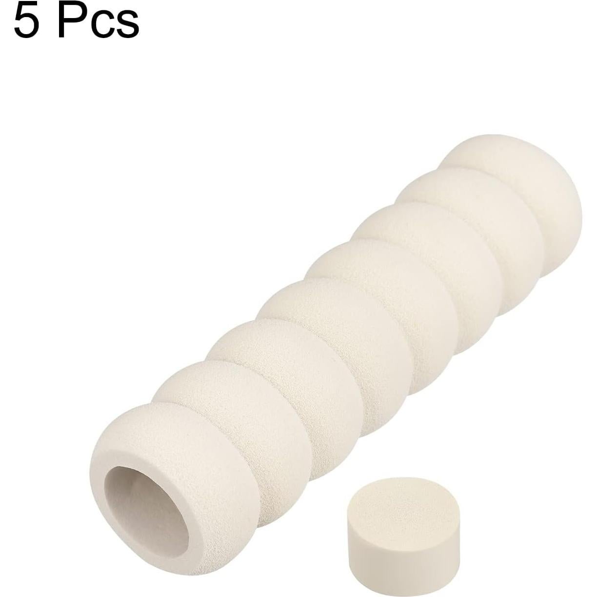 Cubiertas de Manija de Puerta uxcell 5 Pcs Caucho Nitrilo 14 cm