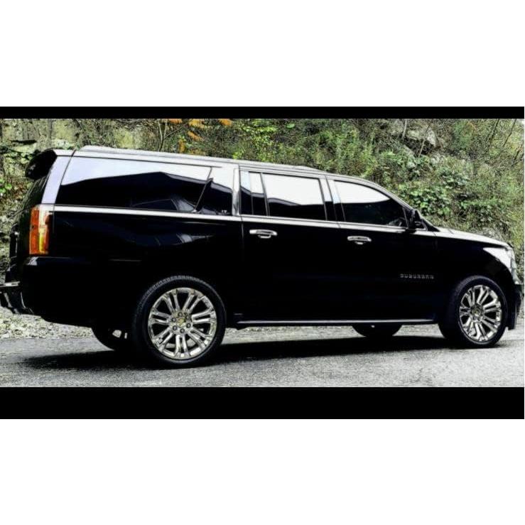 Cubierta de Manija de Puerta Cromo eLoveQ para Chevy 2015-2020