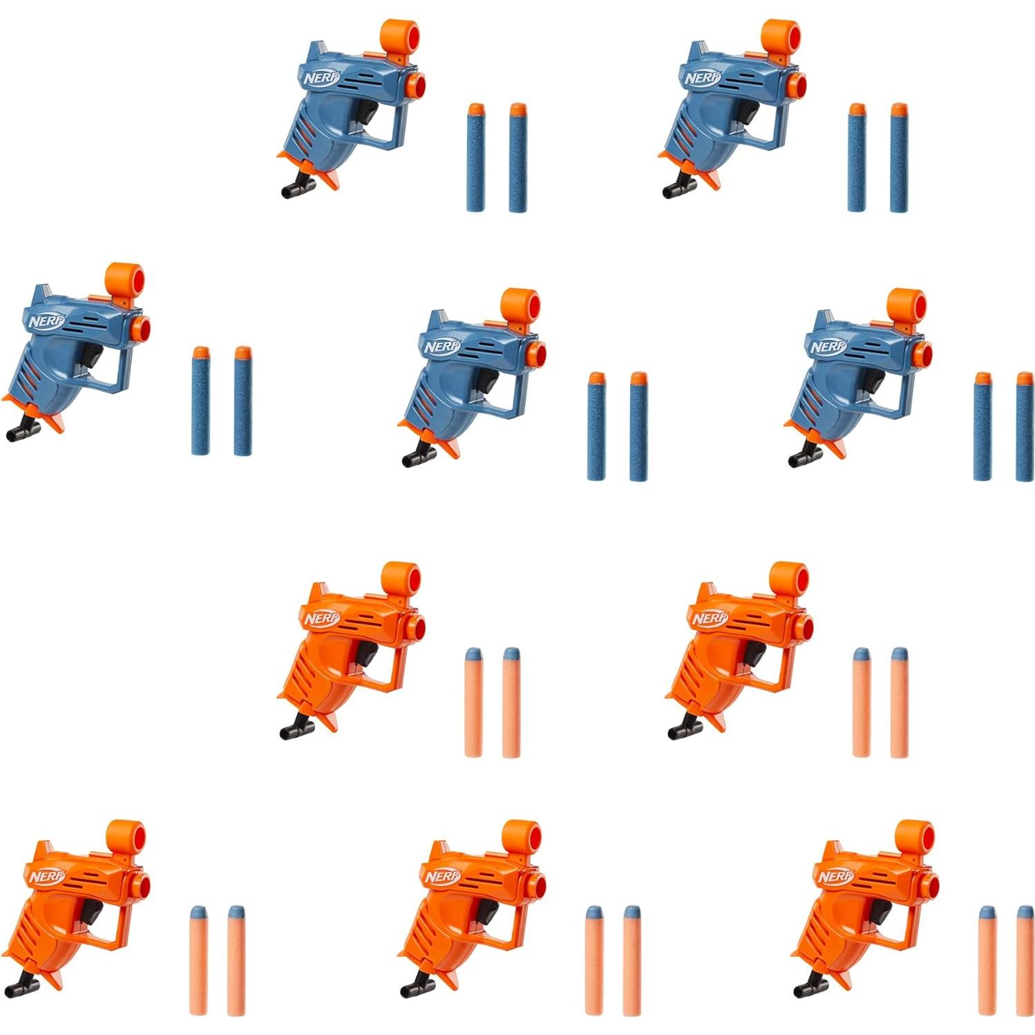 Paquete Fiesta Nerf Elite Ace SD-1, 10 Blasters y 20 Dardos