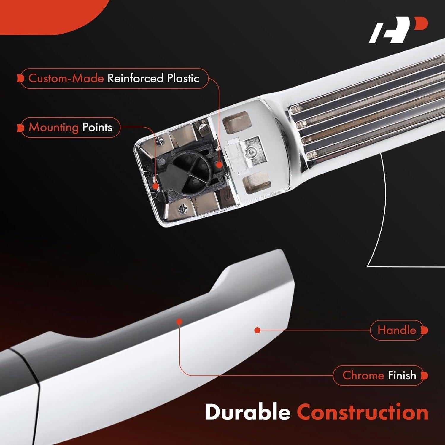 Manija Exterior de Puerta Lateral Derecho A-Premium Cromo Nissan